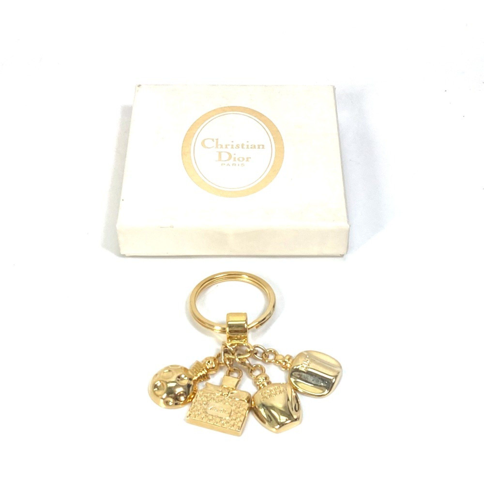 Dior Christian CHRISTIAN DIOR perfume perfume Key ring Key Holder Gold Size ONE SIZE - 9 Thumbnail