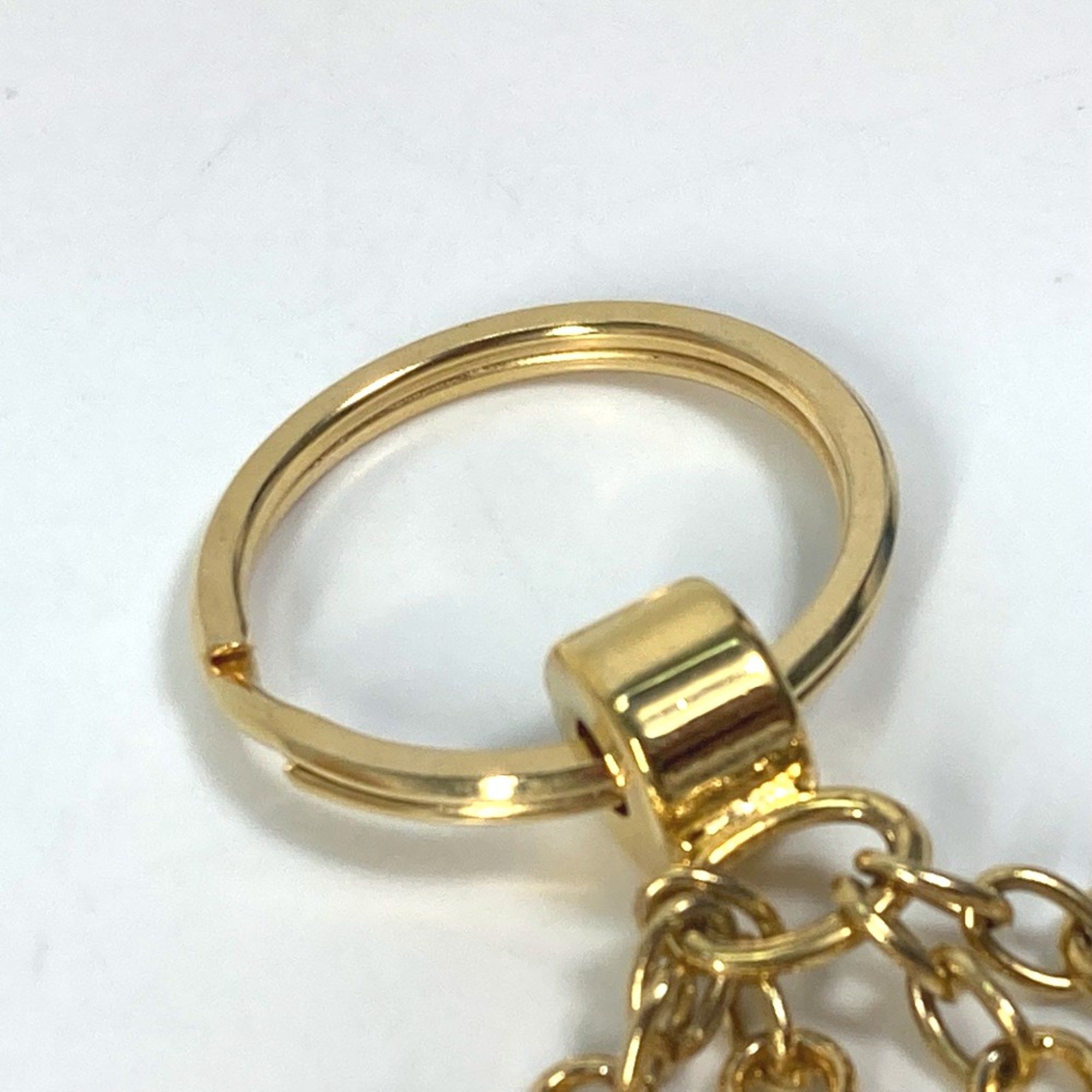 Dior Christian CHRISTIAN DIOR perfume perfume Key ring Key Holder Gold Size ONE SIZE - 7 Thumbnail