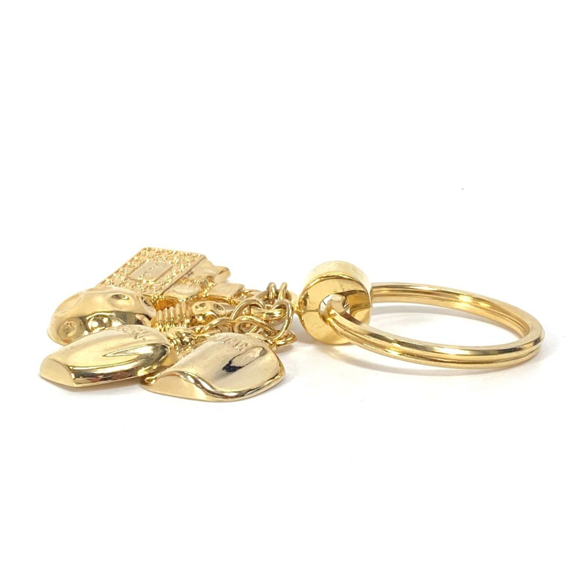 Dior Christian CHRISTIAN DIOR perfume perfume Key ring Key Holder Gold Size ONE SIZE - 4 Thumbnail
