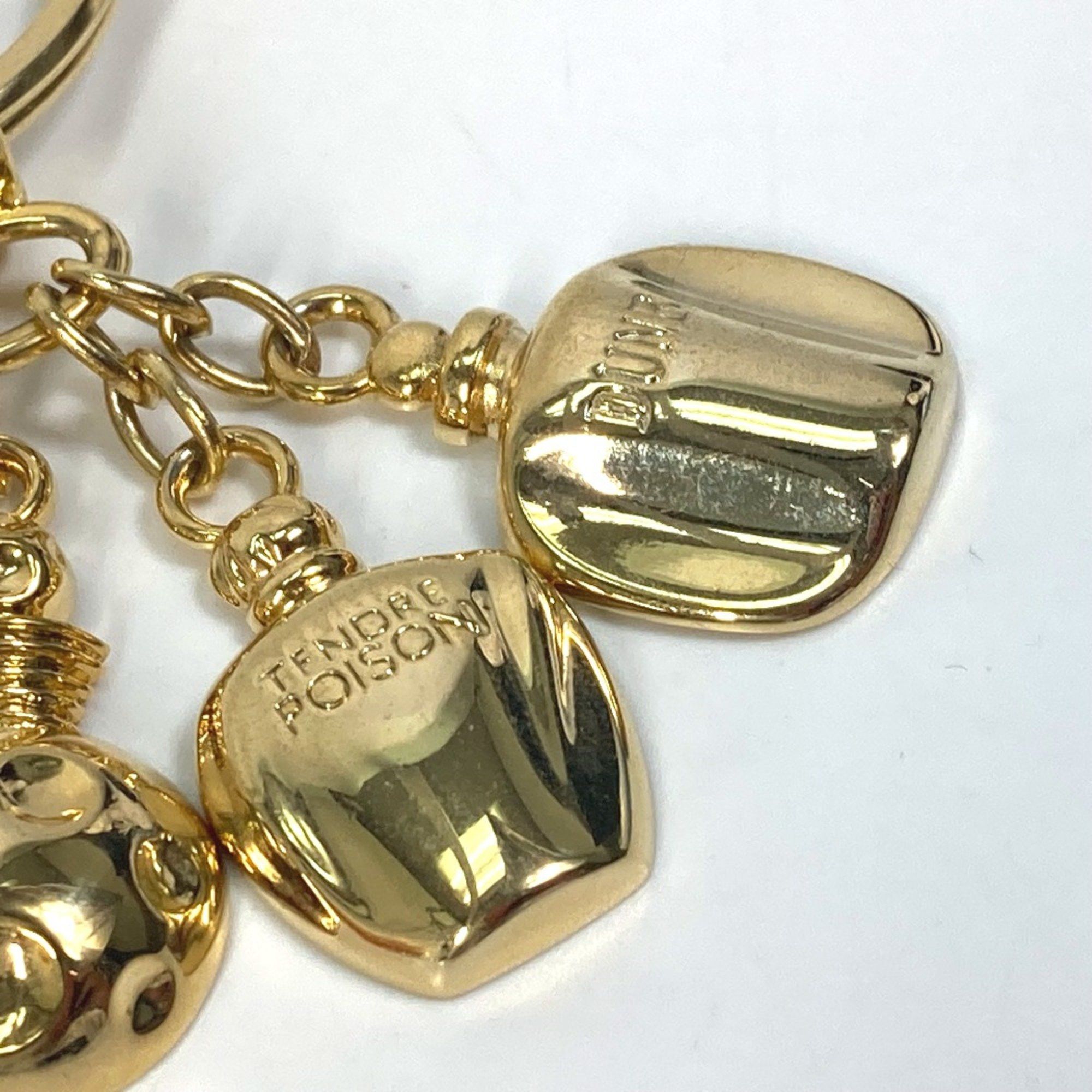 Dior Christian CHRISTIAN DIOR perfume perfume Key ring Key Holder Gold Size ONE SIZE - 6 Thumbnail