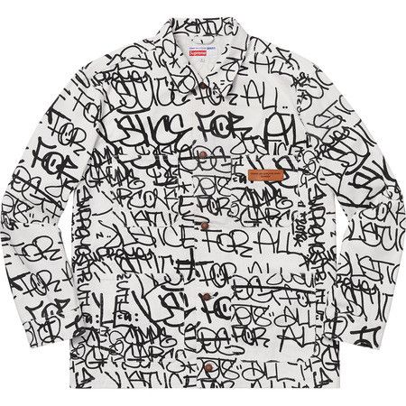 Supreme Supreme x CDG Printed Canvas Chore Coat Size US L / EU 52-54 / 3 - 1 Thumbnail