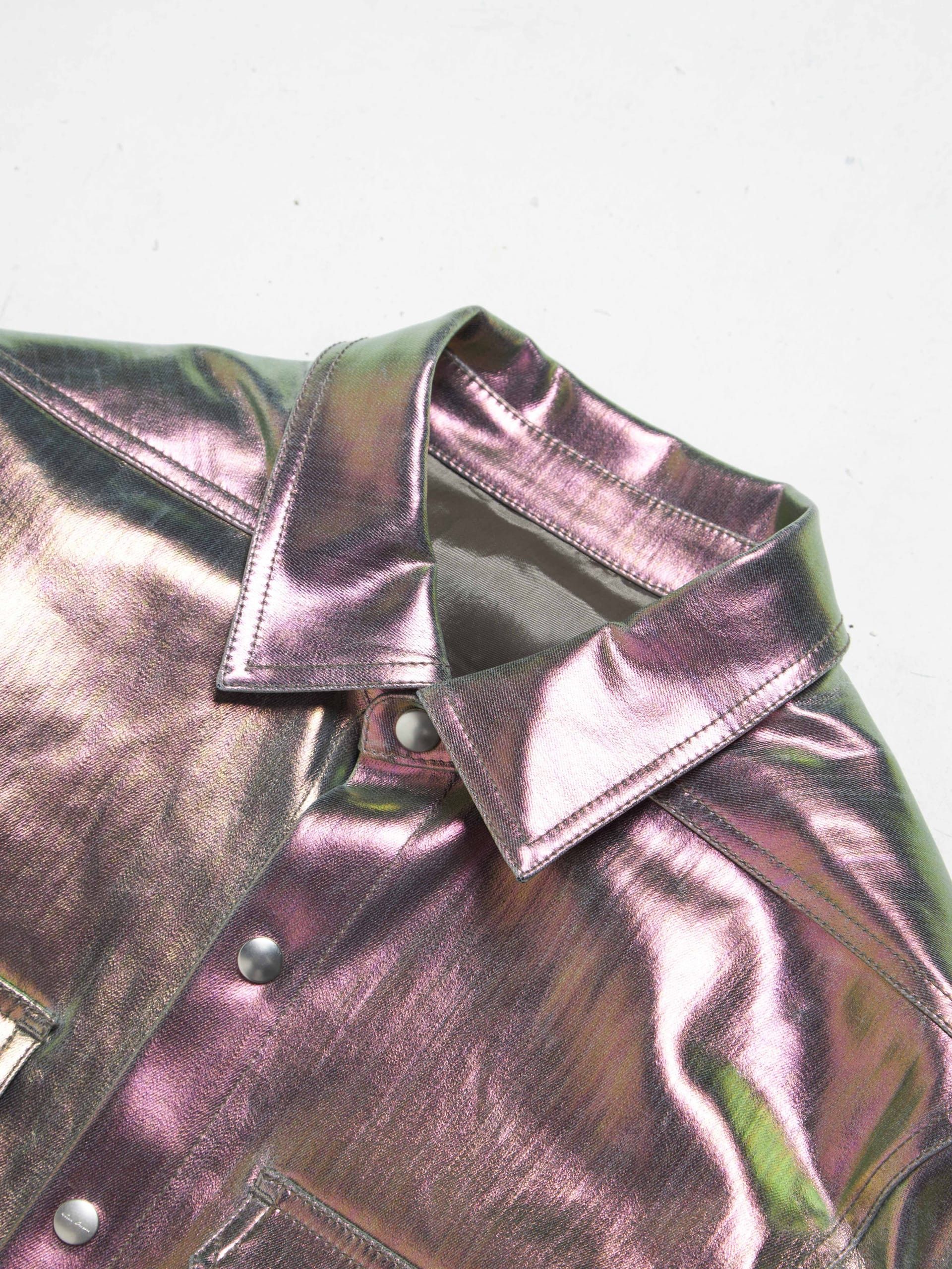 Rick Owens Iris and Lemon Cotton Blend Overshirt Size US M / EU 48-50 / 2 - 7 Thumbnail