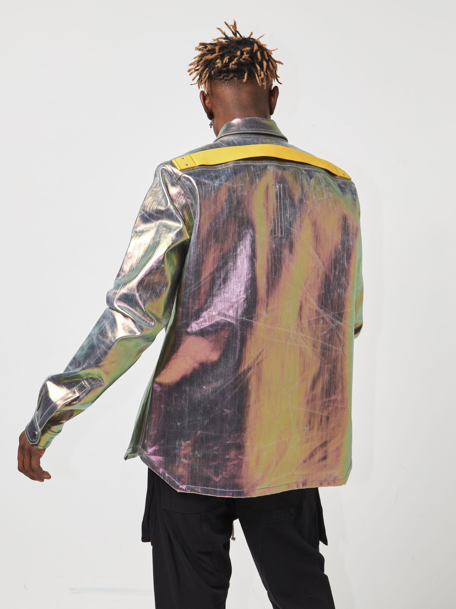 Rick Owens Iris and Lemon Cotton Blend Overshirt Size US M / EU 48-50 / 2 - 5 Thumbnail