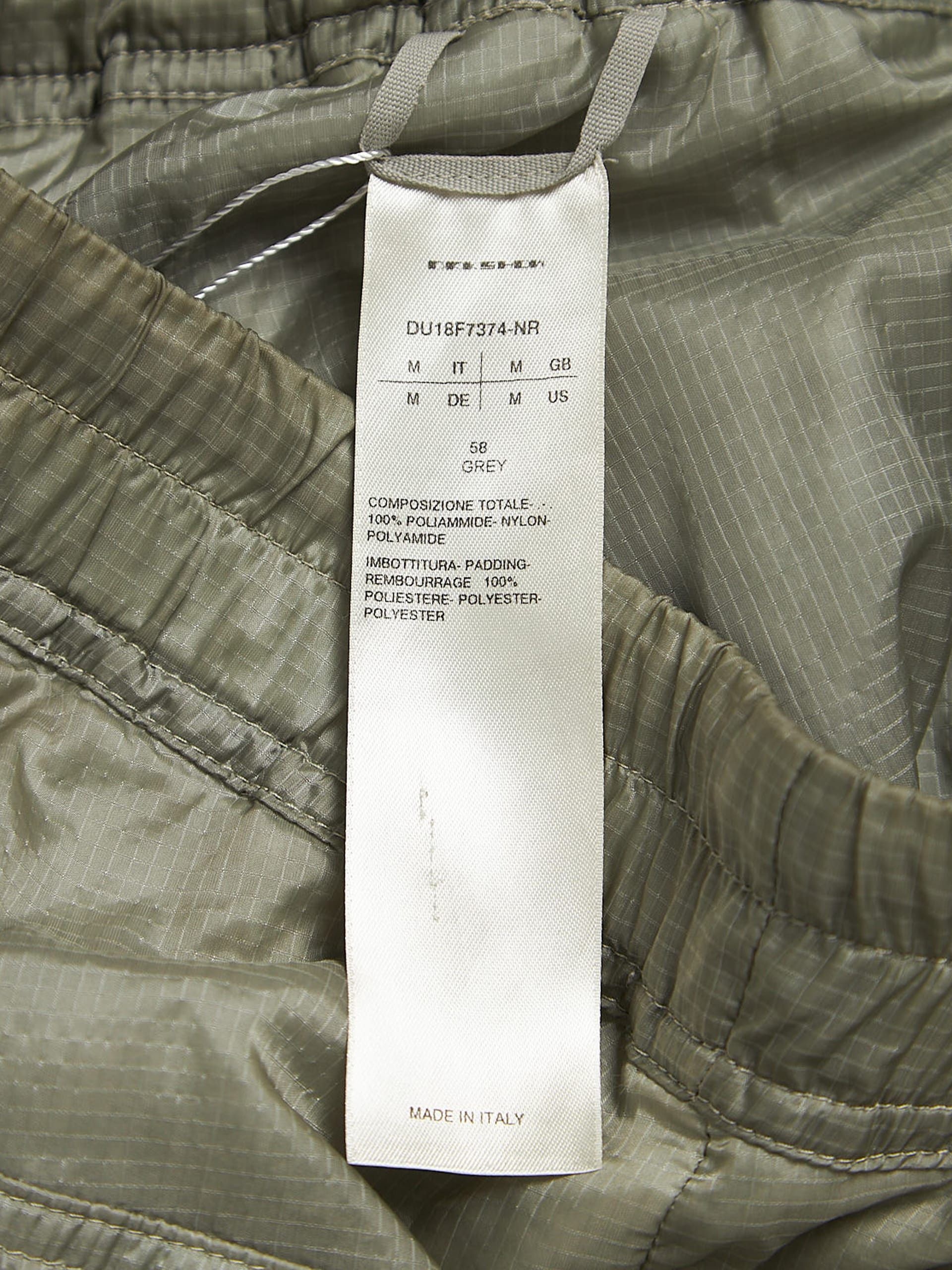 Rick Owens Drkshdw Gray Drawstring Ripstop Polyamide Pants Size US 33 - 5 Thumbnail