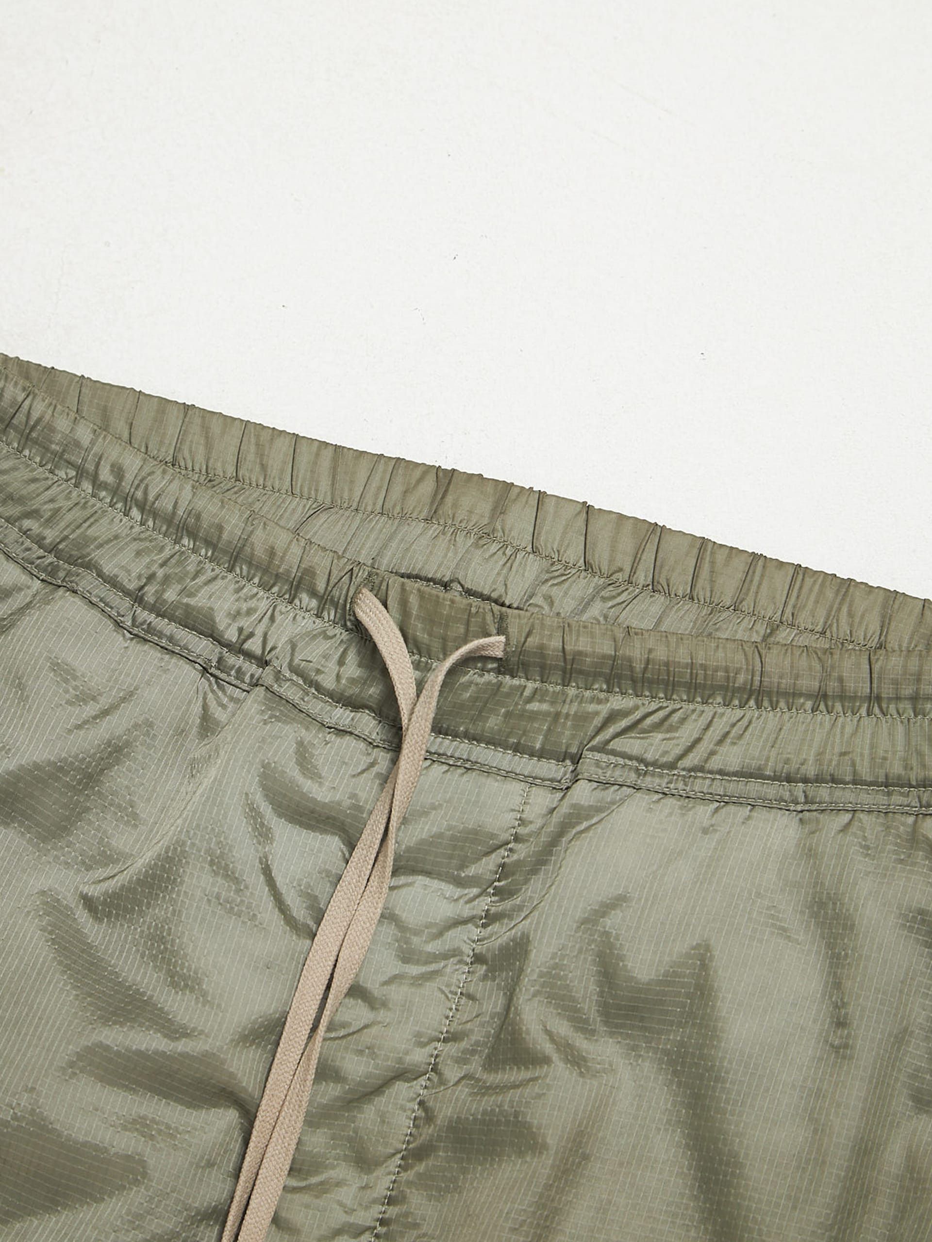 Rick Owens Drkshdw Gray Drawstring Ripstop Polyamide Pants Size US 33 - 3 Thumbnail
