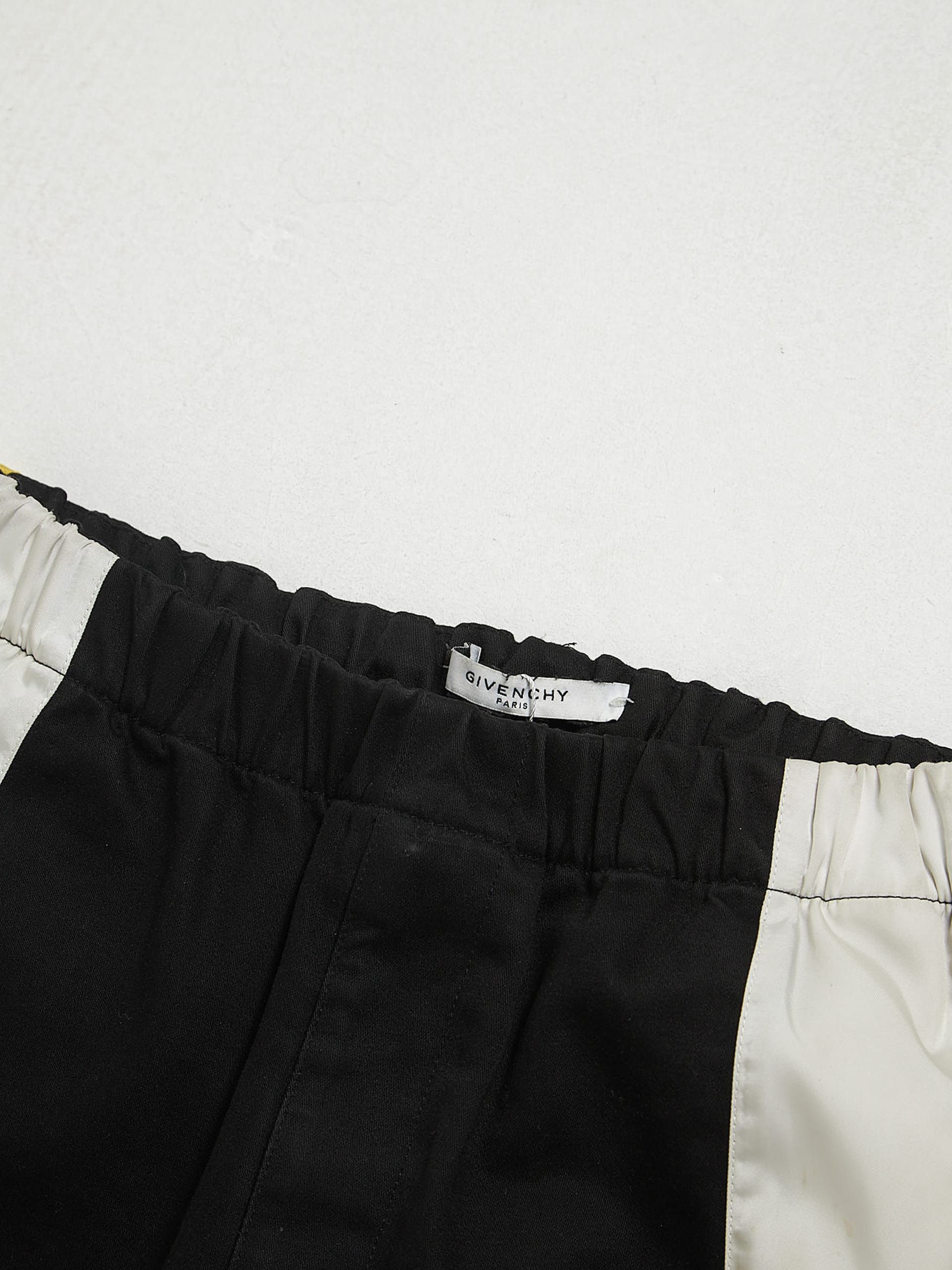 Givenchy Black Yellow and White Side Striped Cotton Trackpants Size US 32 / EU 48 - 3 Thumbnail