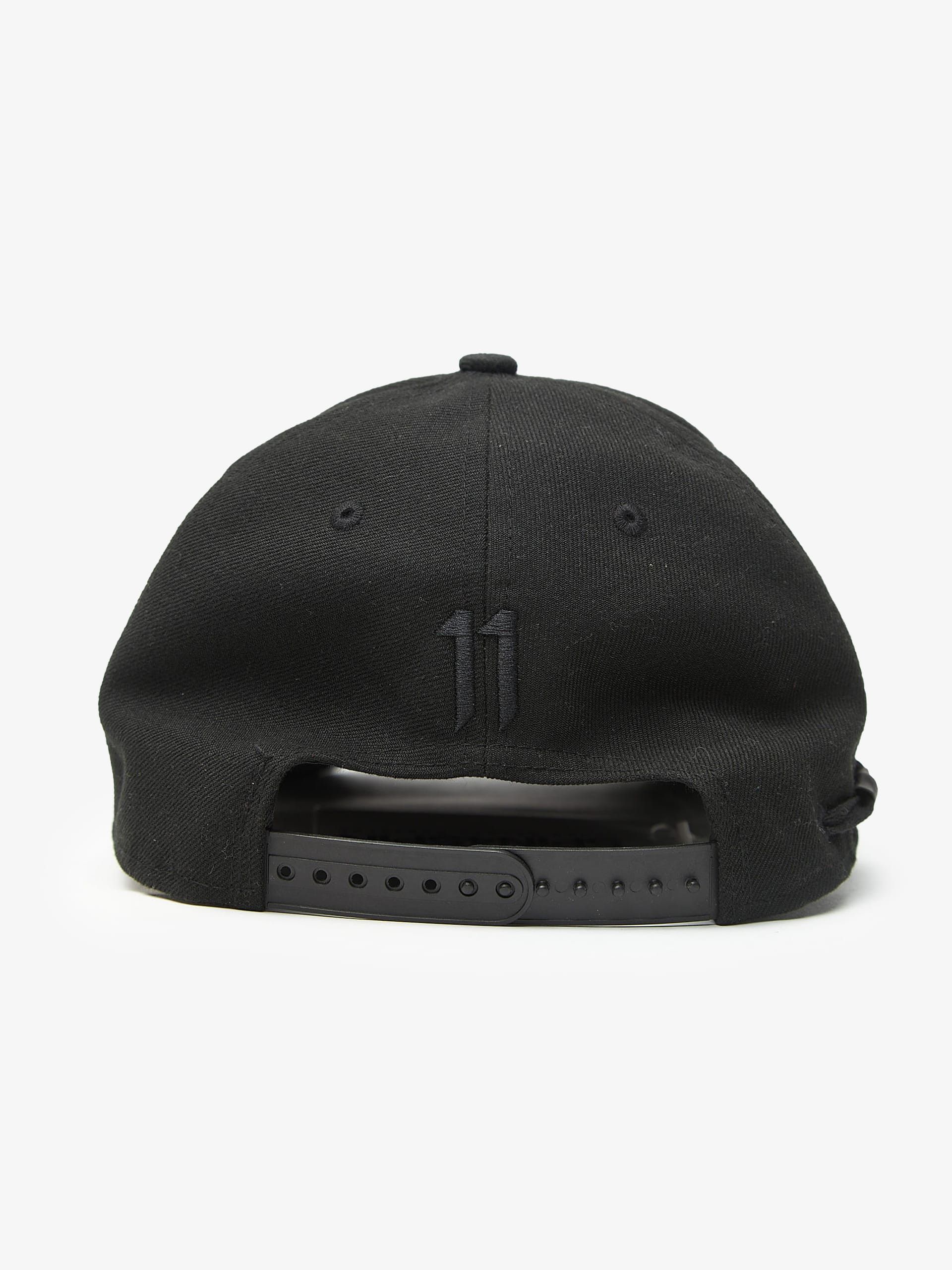 11 By Boris Bidjan Saberi Black Logo Embossed Polyester Cap Size ONE SIZE - 3 Thumbnail