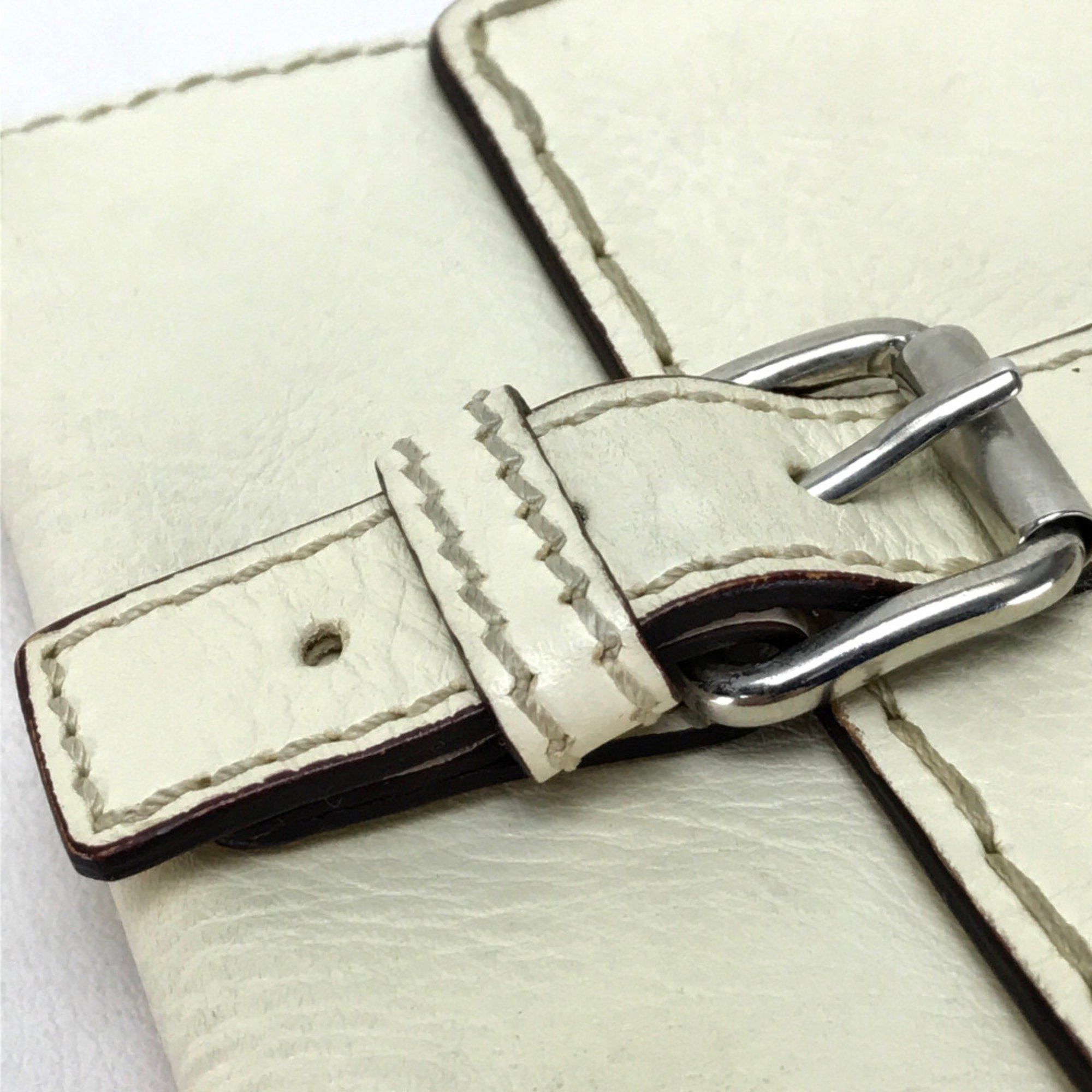 Chloe Chloe Double SnapWallet snap type Folded wallet Ivory Size ONE SIZE - 6 Thumbnail