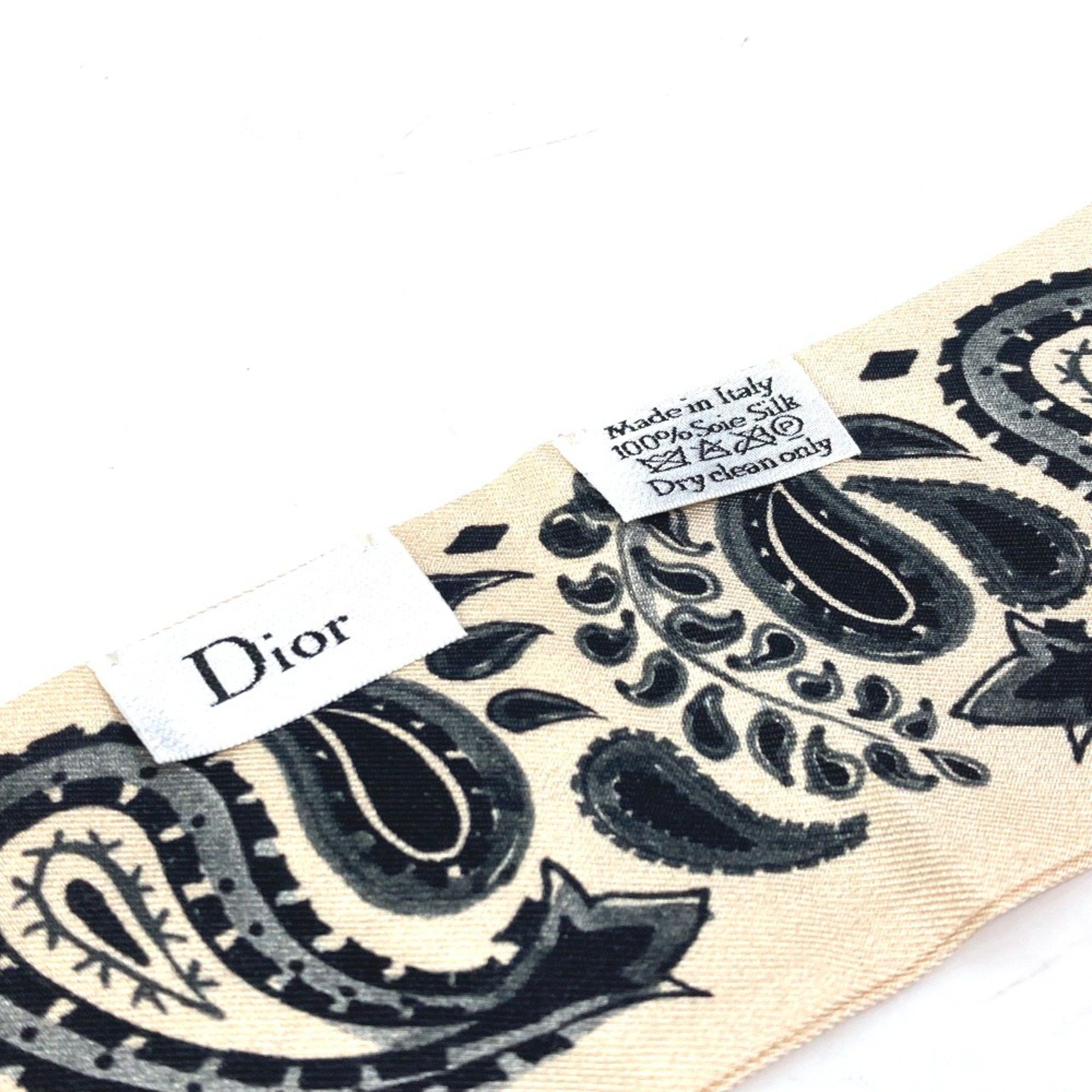 Dior CHRISTIAN DIOR BandeauScarf Scarf Beige Size ONE SIZE - 3 Thumbnail