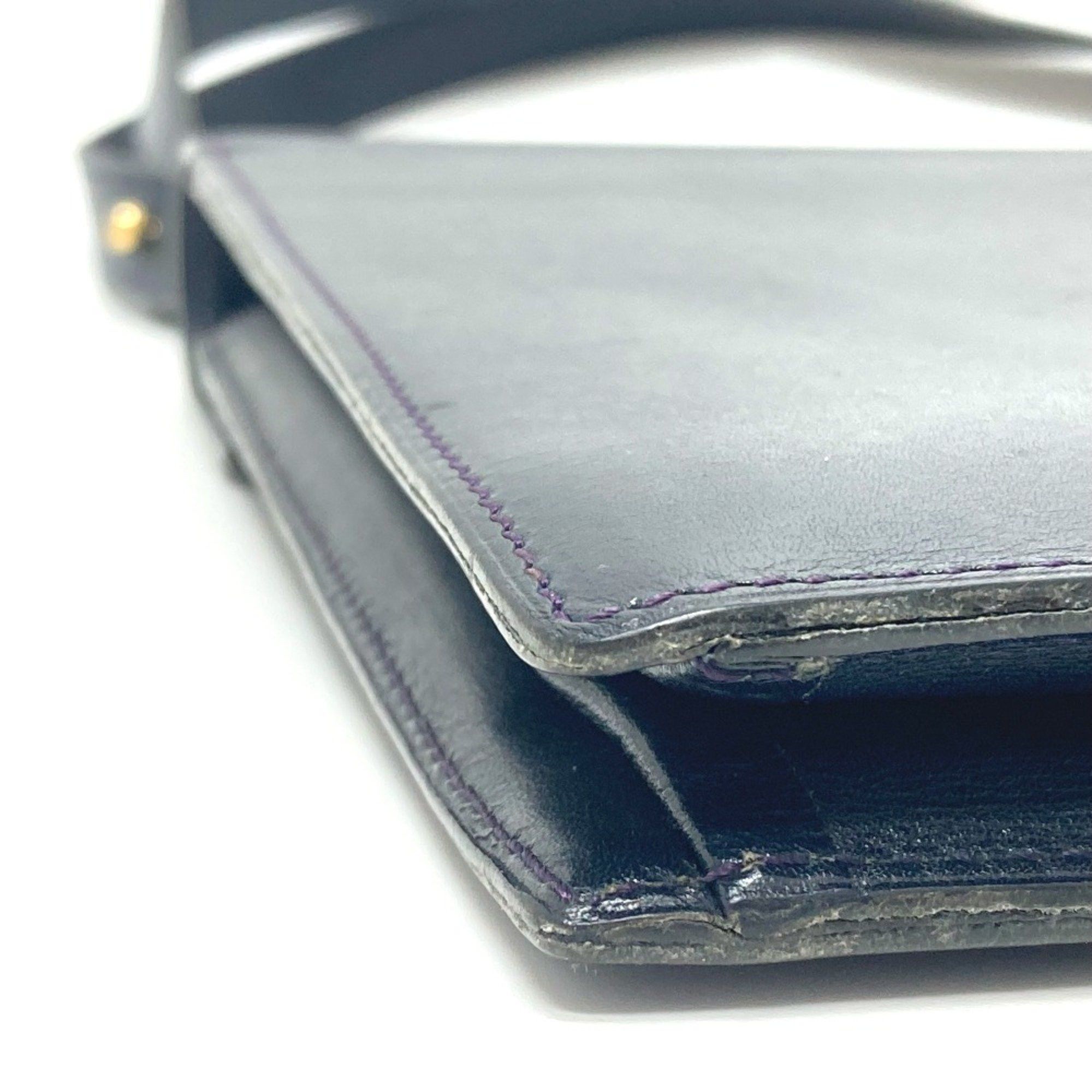Dior Christian CHRISTIAN DIOR Trotter Bag Hand Bag Shoulder Bag Navy Size ONE SIZE - 7 Thumbnail