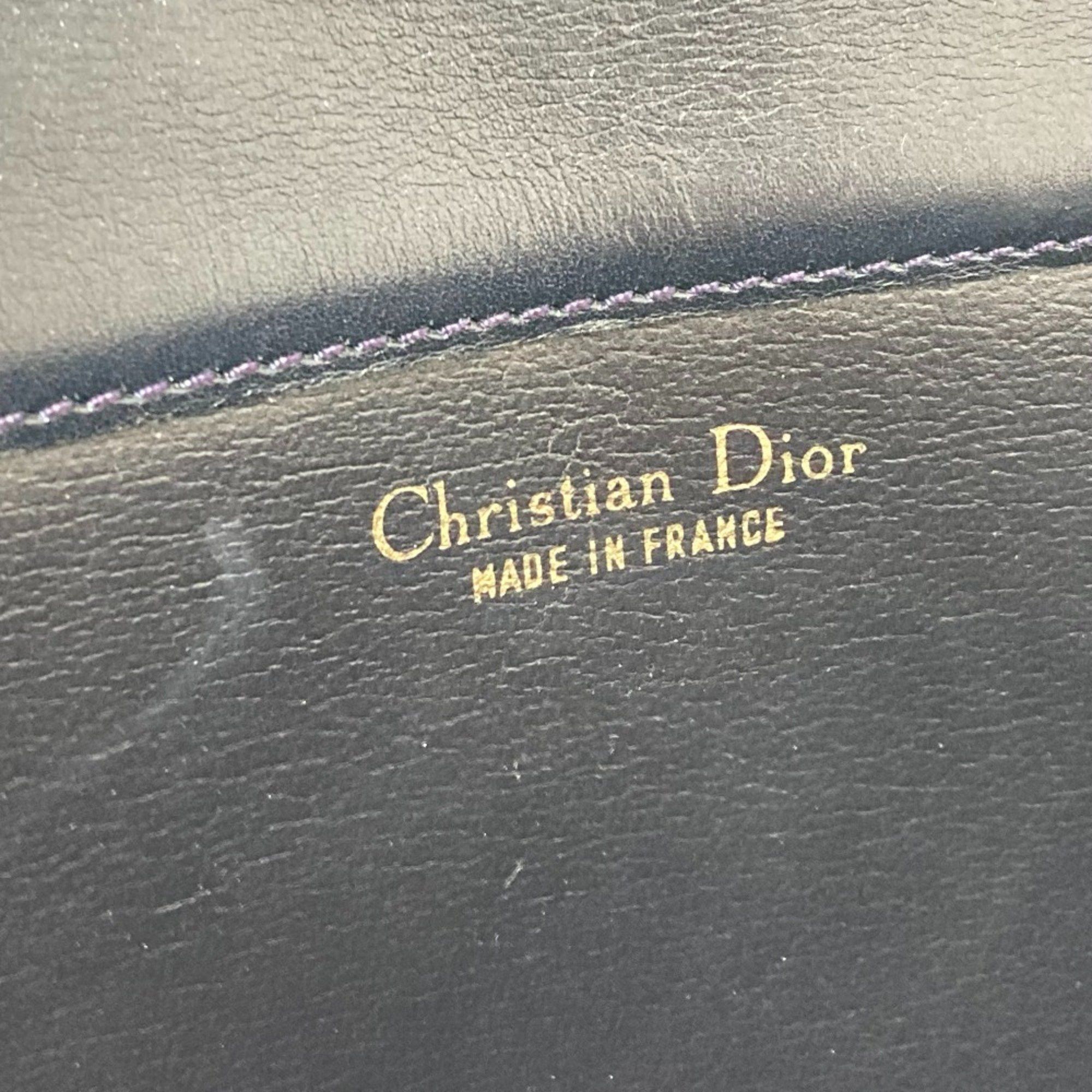 Dior Christian CHRISTIAN DIOR Trotter Bag Hand Bag Shoulder Bag Navy Size ONE SIZE - 11 Thumbnail