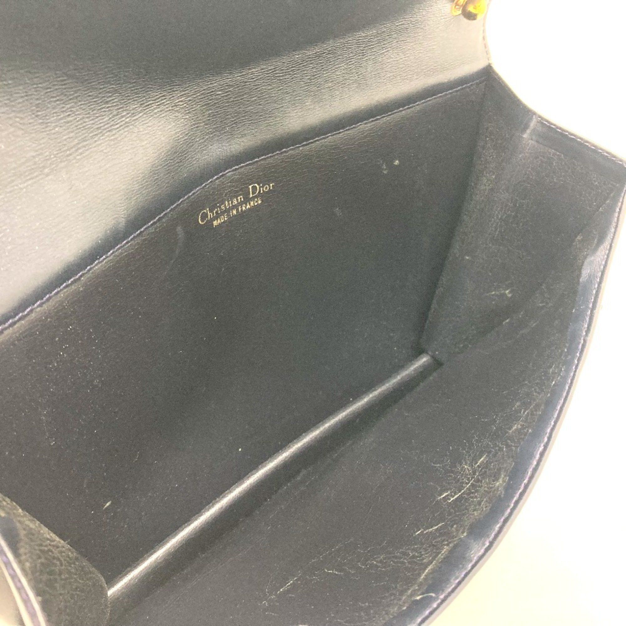 Dior Christian CHRISTIAN DIOR Trotter Bag Hand Bag Shoulder Bag Navy Size ONE SIZE - 10 Thumbnail