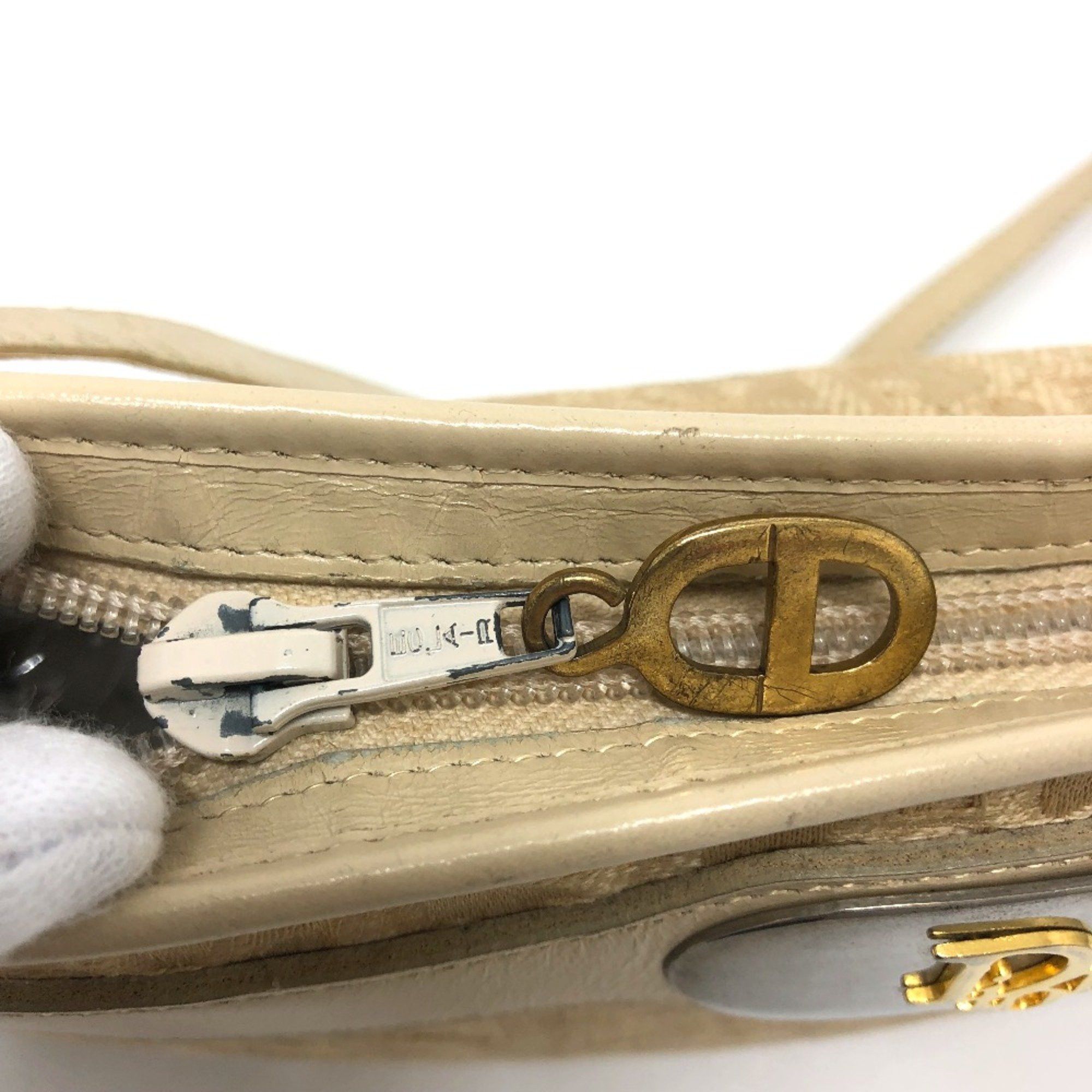 Dior CHRISTIAN DIOR Trotter bag/shoulder Shoulder Bag Beige Size ONE SIZE - 10 Thumbnail