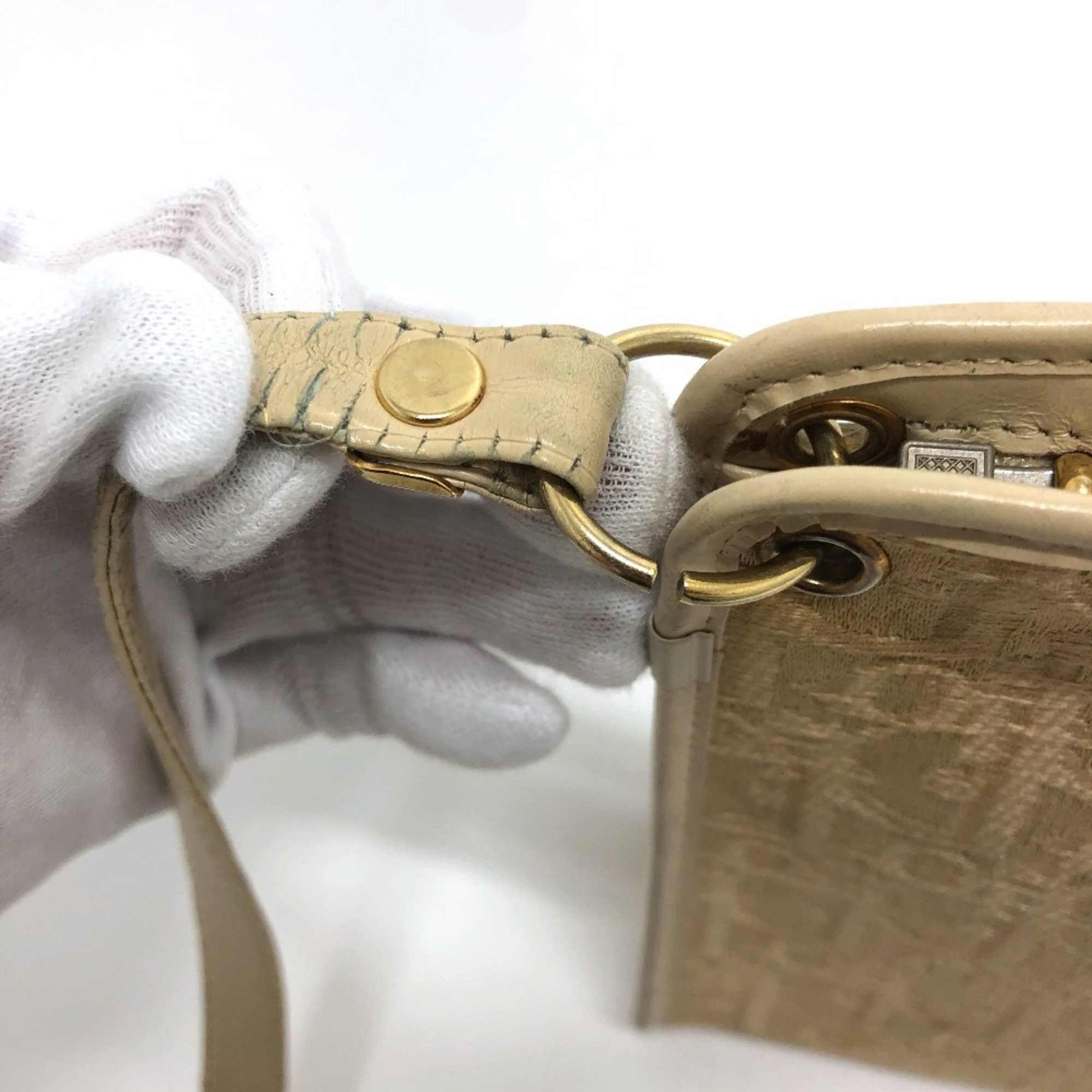 Dior CHRISTIAN DIOR Trotter bag/shoulder Shoulder Bag Beige Size ONE SIZE - 15 Thumbnail