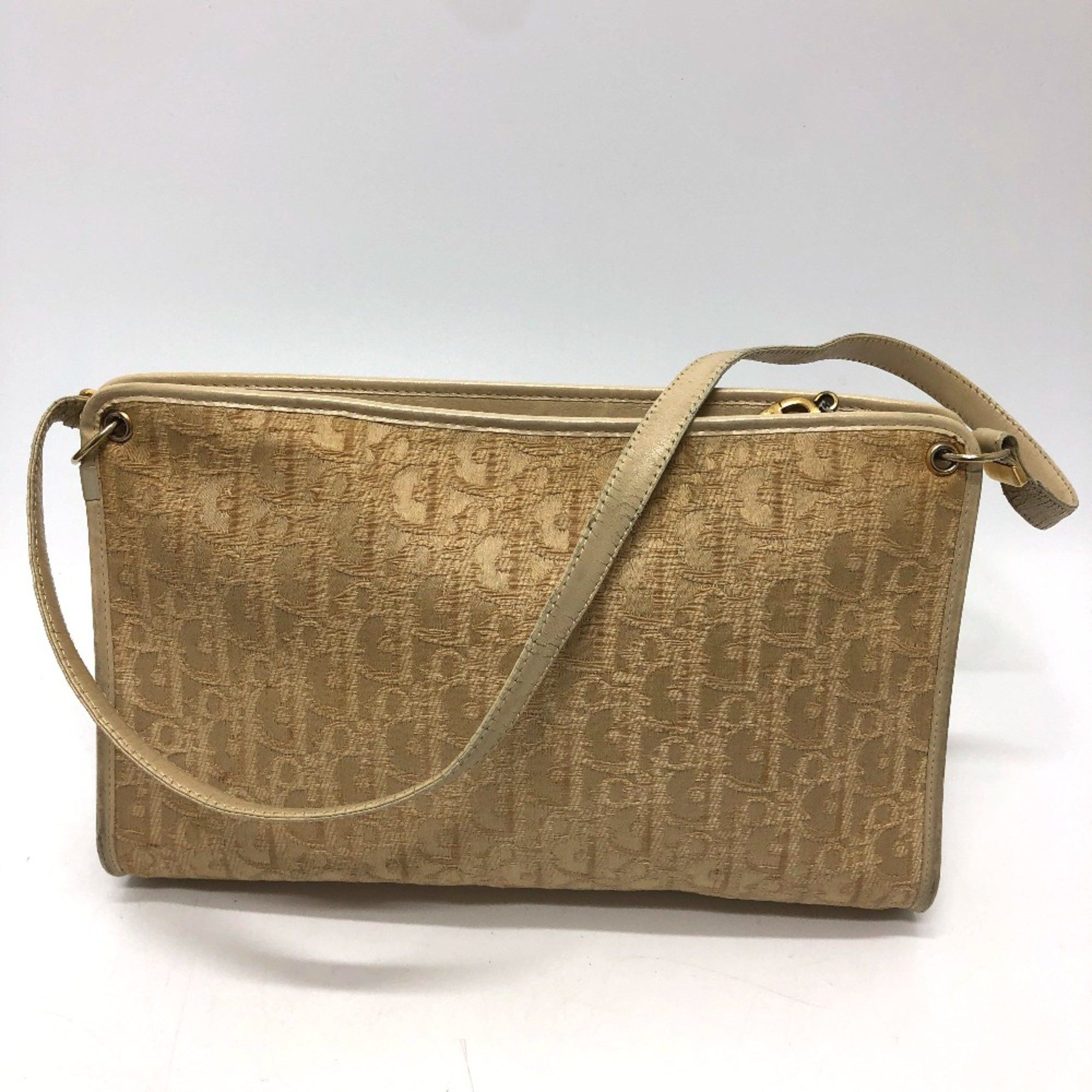 Dior CHRISTIAN DIOR Trotter bag/shoulder Shoulder Bag Beige Size ONE SIZE - 2 Thumbnail