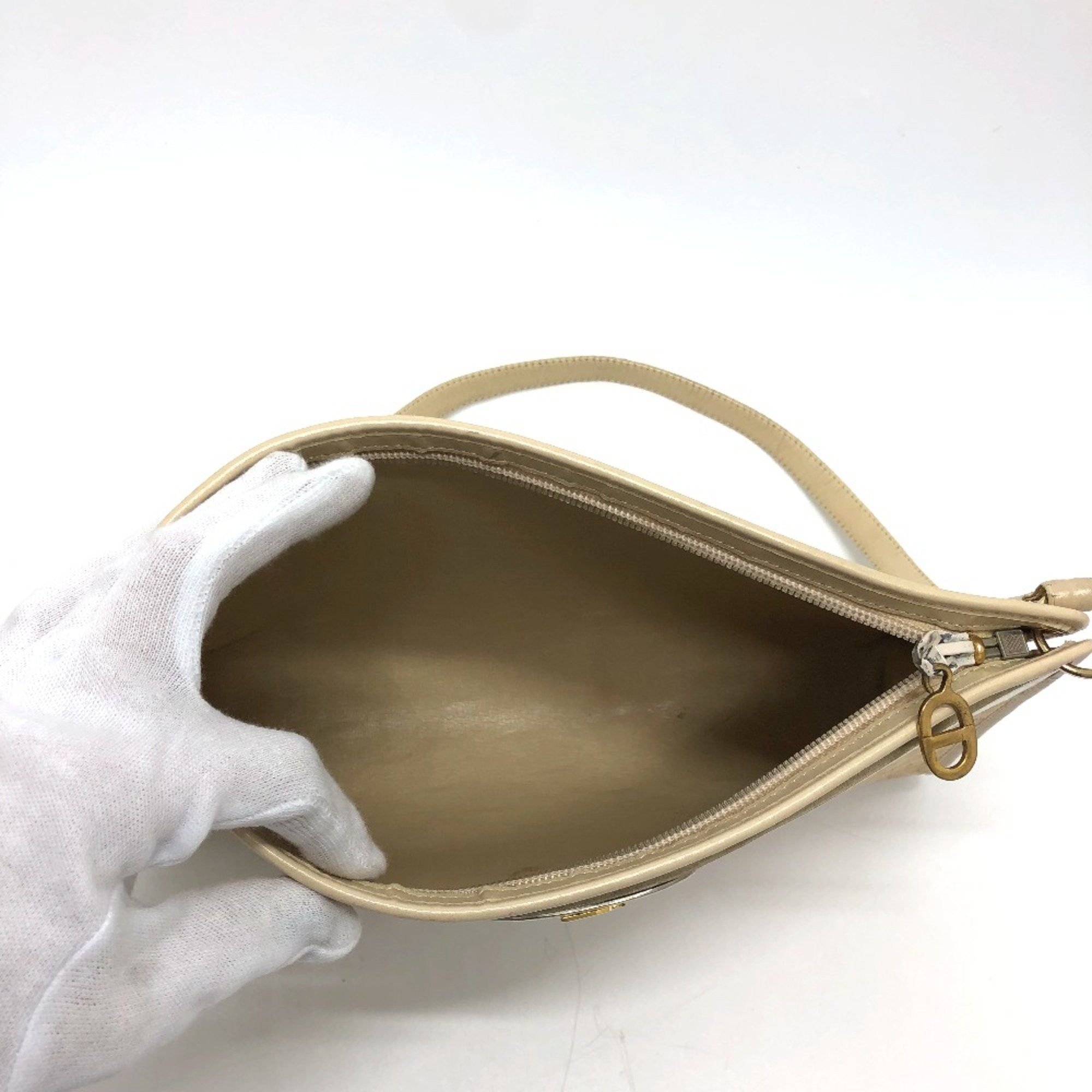 Dior CHRISTIAN DIOR Trotter bag/shoulder Shoulder Bag Beige Size ONE SIZE - 11 Thumbnail