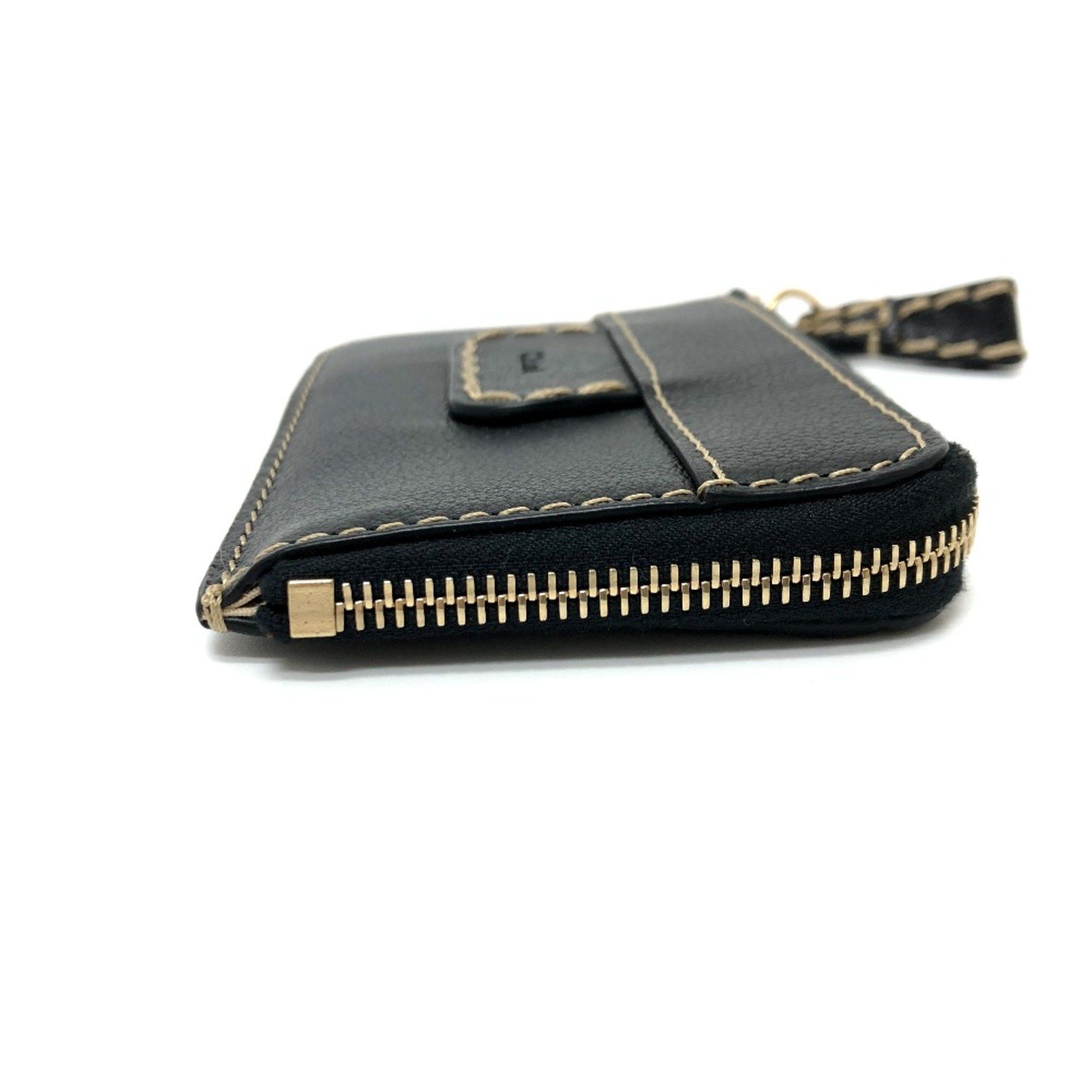 Chloe Chloe Pass case Card Case Black GoldHardware Size ONE SIZE - 4 Thumbnail