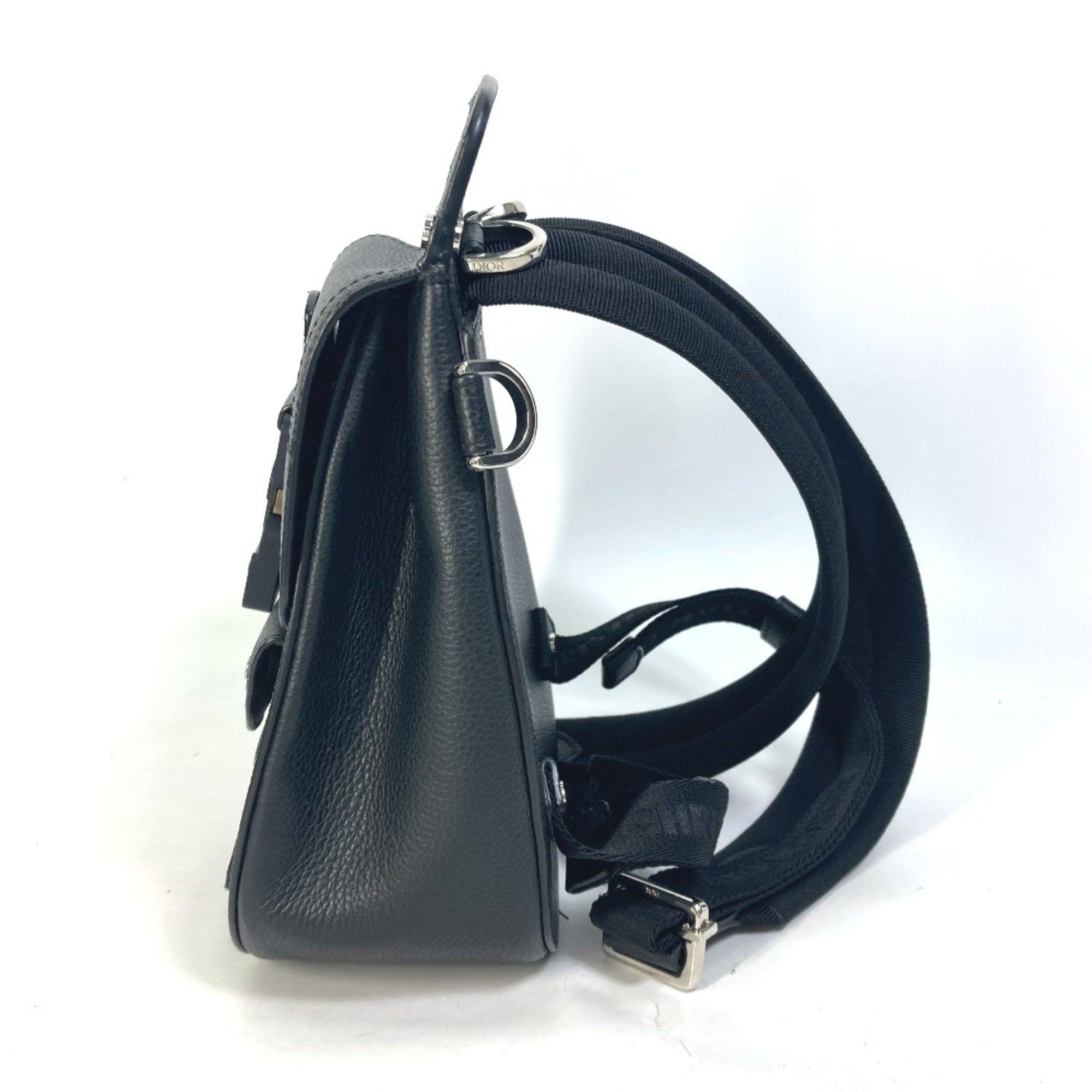 Dior CHRISTIAN DIOR Bag Saddle backpack Backpack Black Size ONE SIZE - 4 Thumbnail