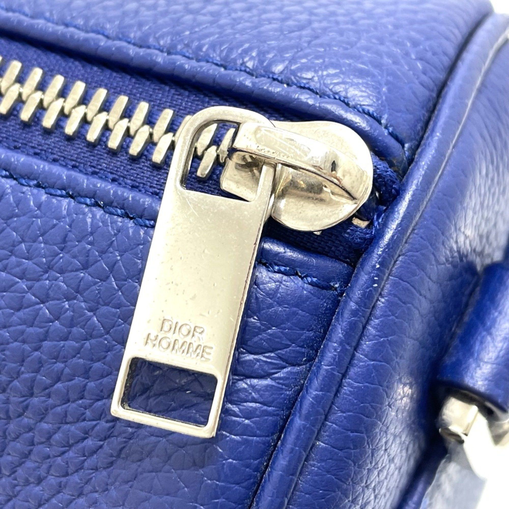 Dior CHRISTIAN DIOR Atelier Bag Cylindrical Crossbody Shoulder Bag blue Size ONE SIZE - 4 Thumbnail