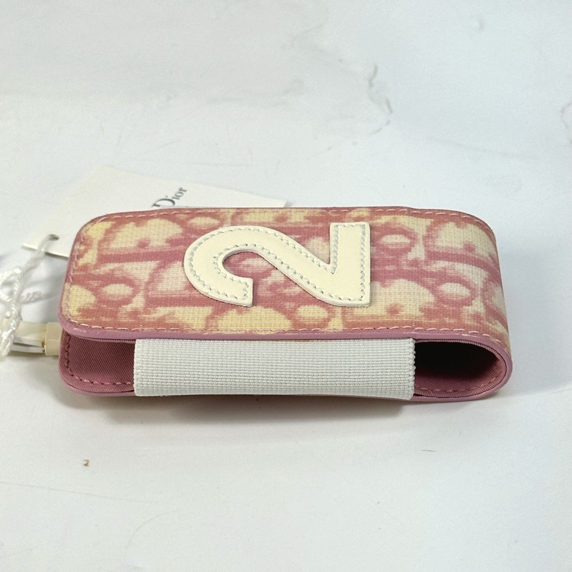 Dior Christian CHRISTIAN DIOR Trotter Mobile case pink Size ONE SIZE - 5 Thumbnail