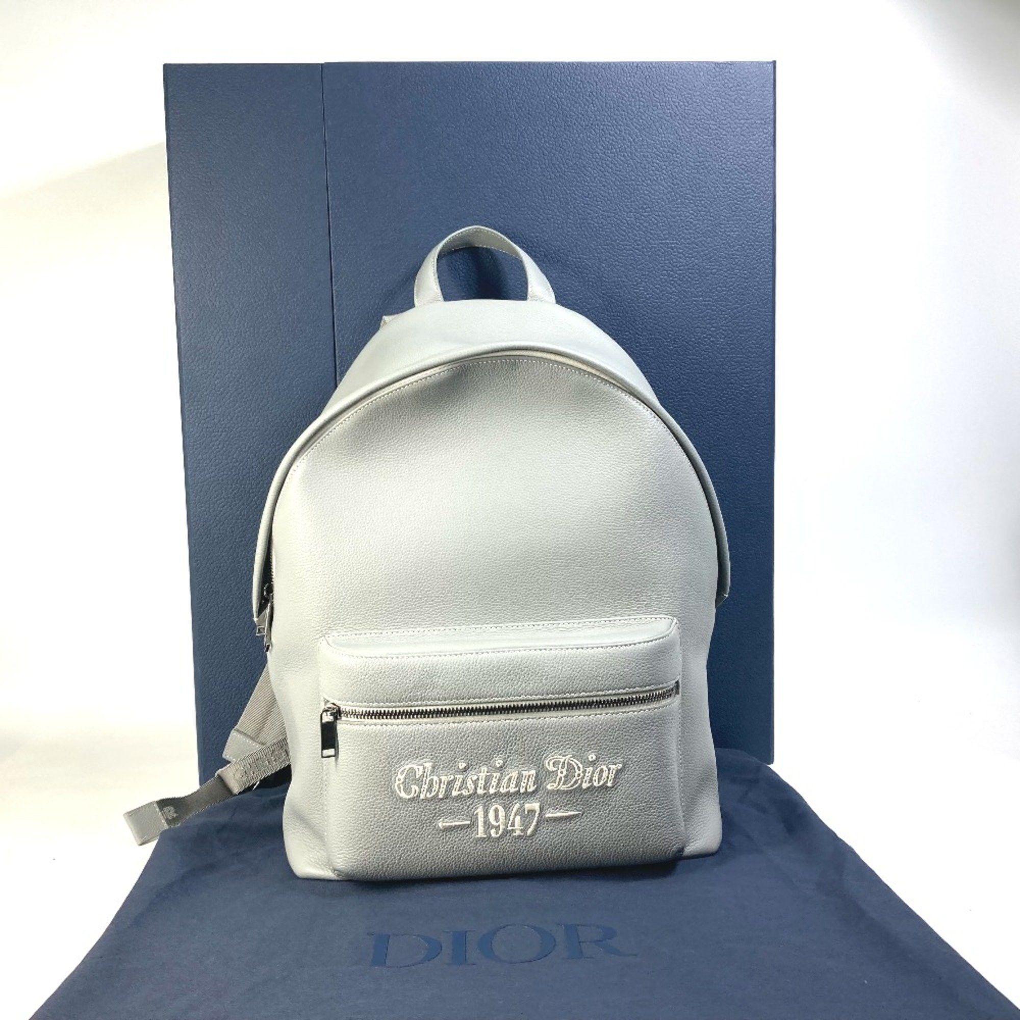 Dior CHRISTIAN DIOR 1ESBA088NFS rider Bag Backpack gray Size ONE SIZE - 15 Thumbnail