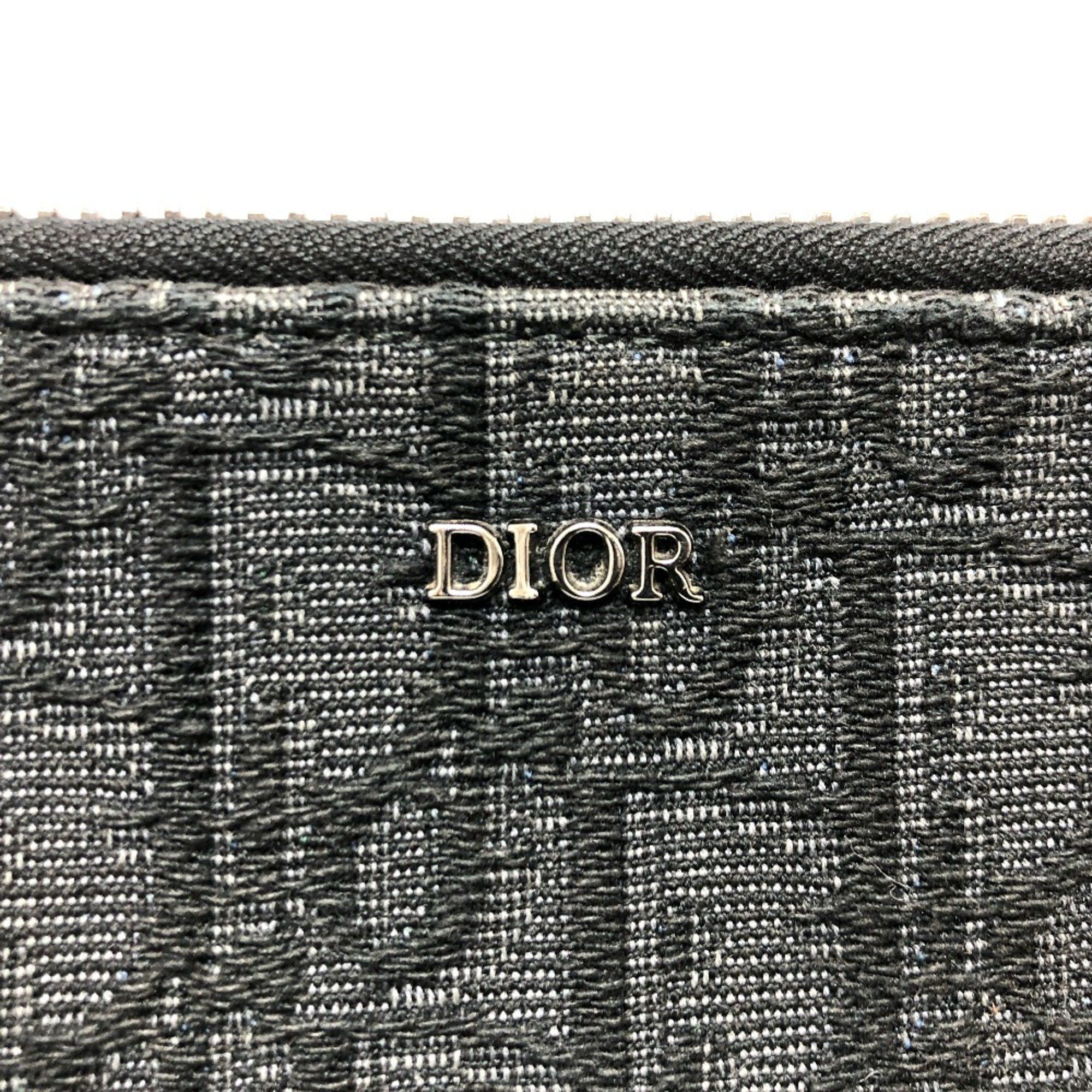 Dior CHRISTIAN DIOR 2ESBC119VPD Oblique Bag Shoulder Bag Navy SilverHardware Size ONE SIZE - 14 Thumbnail