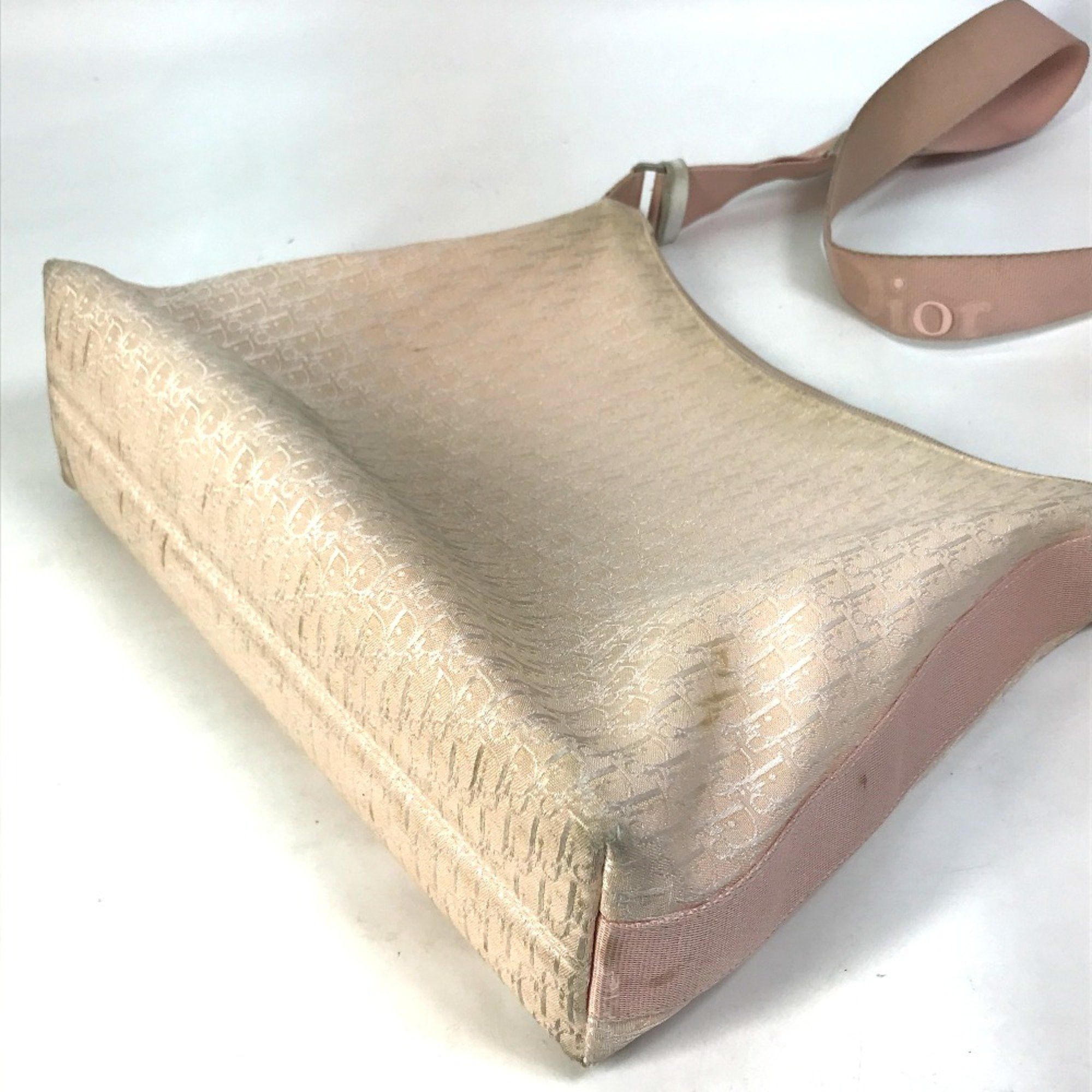 Dior CHRISTIAN DIOR Trotter Bag Crossbody Shoulder Bag Pink x White Size ONE SIZE - 5 Thumbnail