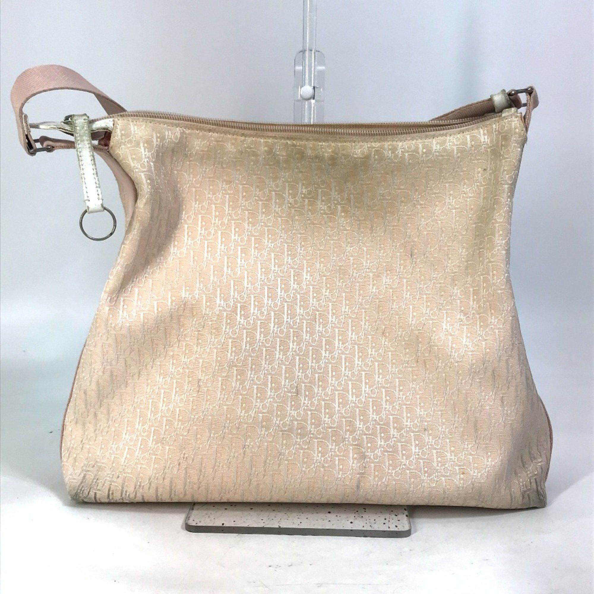 Dior CHRISTIAN DIOR Trotter Bag Crossbody Shoulder Bag Pink x White Size ONE SIZE - 2 Thumbnail