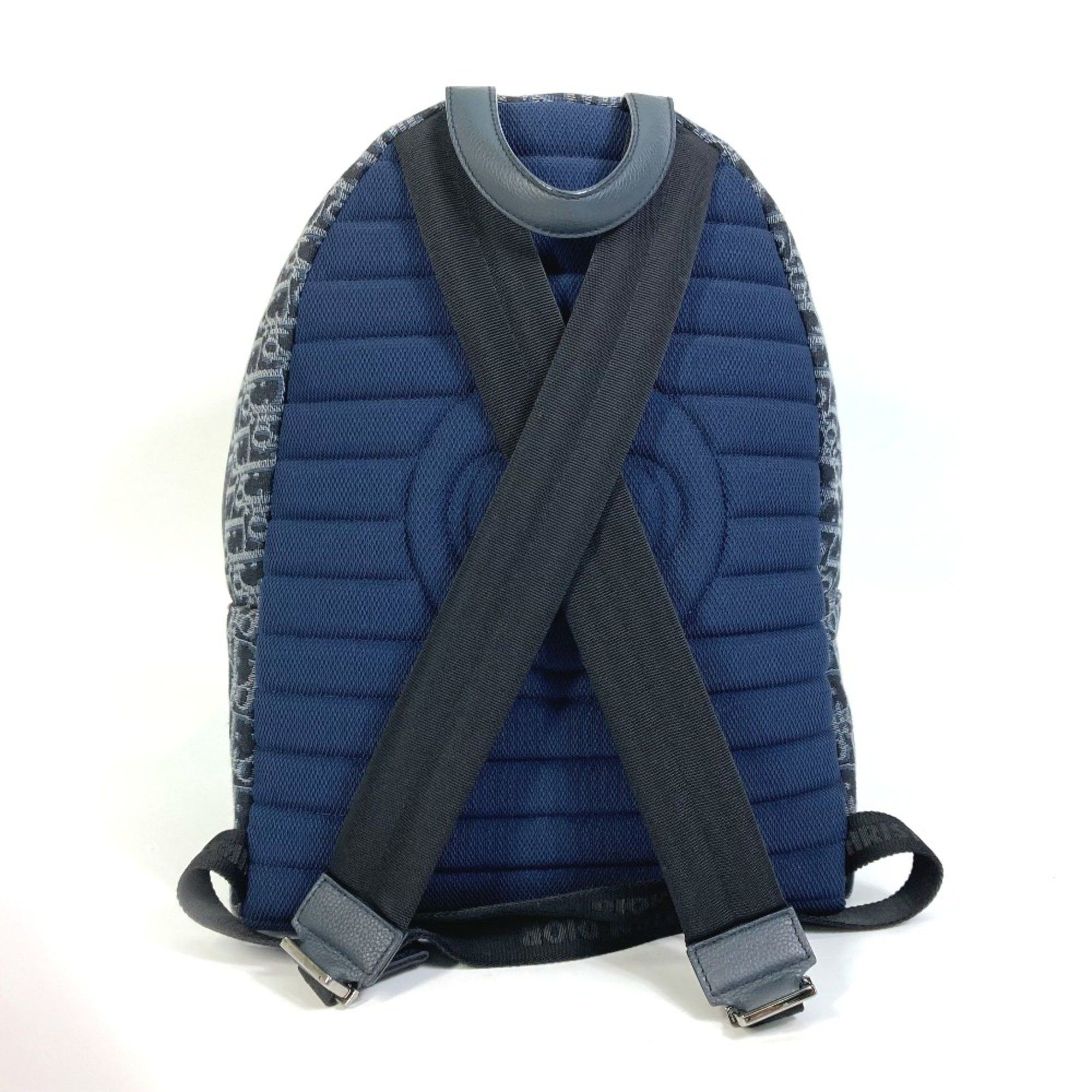 Dior CHRISTIAN DIOR Trotter Oblique Backpack Backpack Navy Size ONE SIZE - 2 Thumbnail