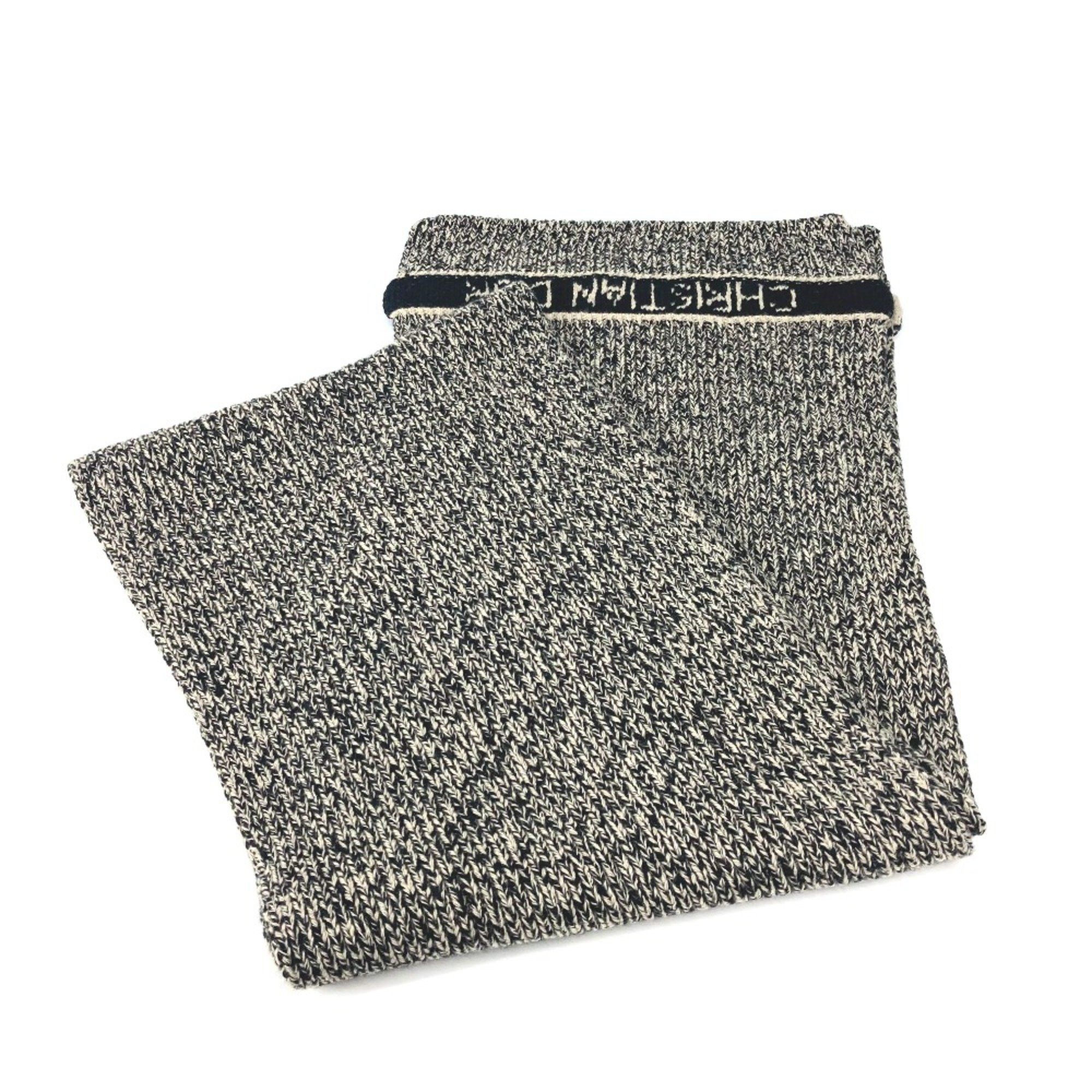 Dior CHRISTIAN DIOR 25DWI214S007 Scarf Black Beige Size ONE SIZE - 2 Thumbnail