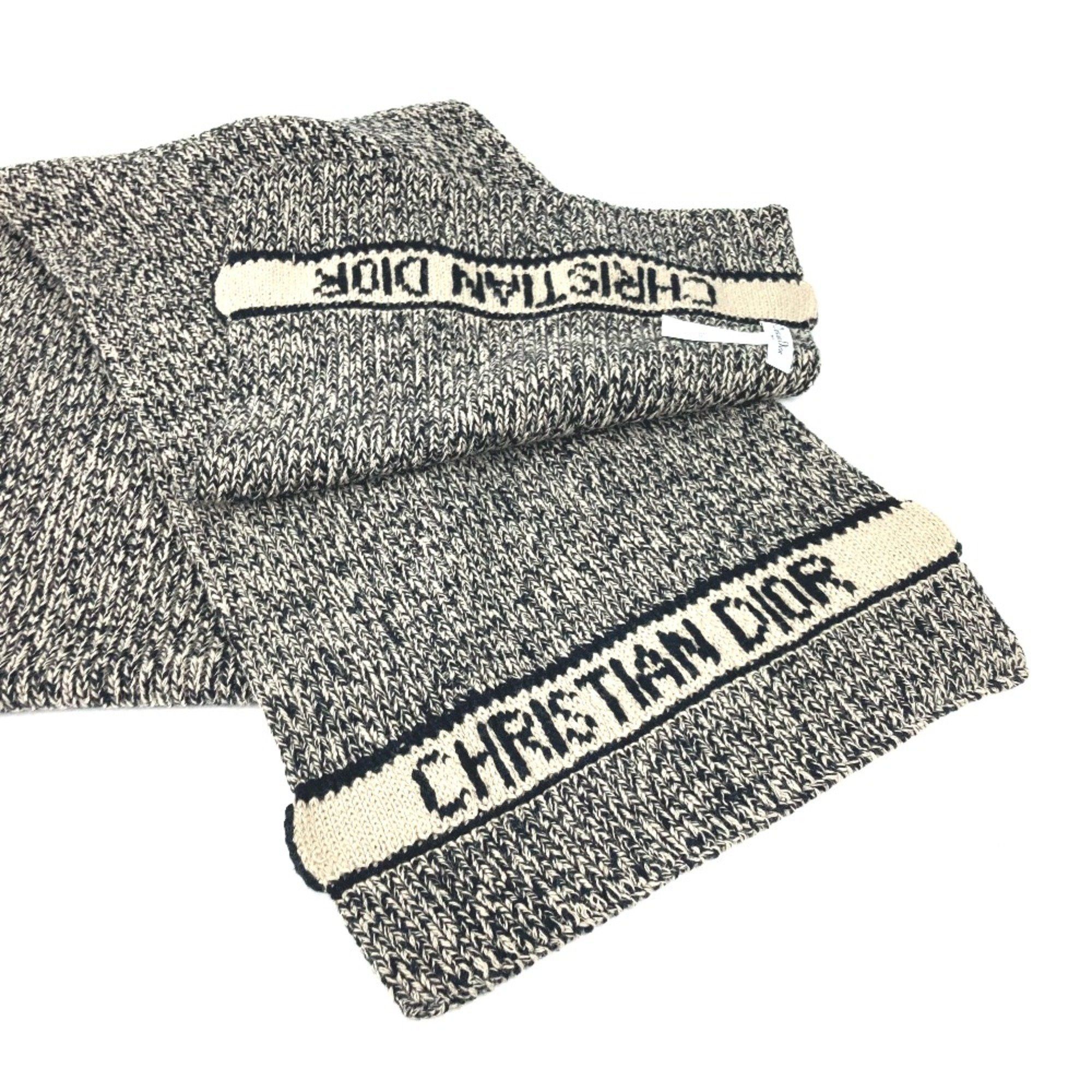 Dior CHRISTIAN DIOR 25DWI214S007 Scarf Black Beige Size ONE SIZE - 4 Thumbnail
