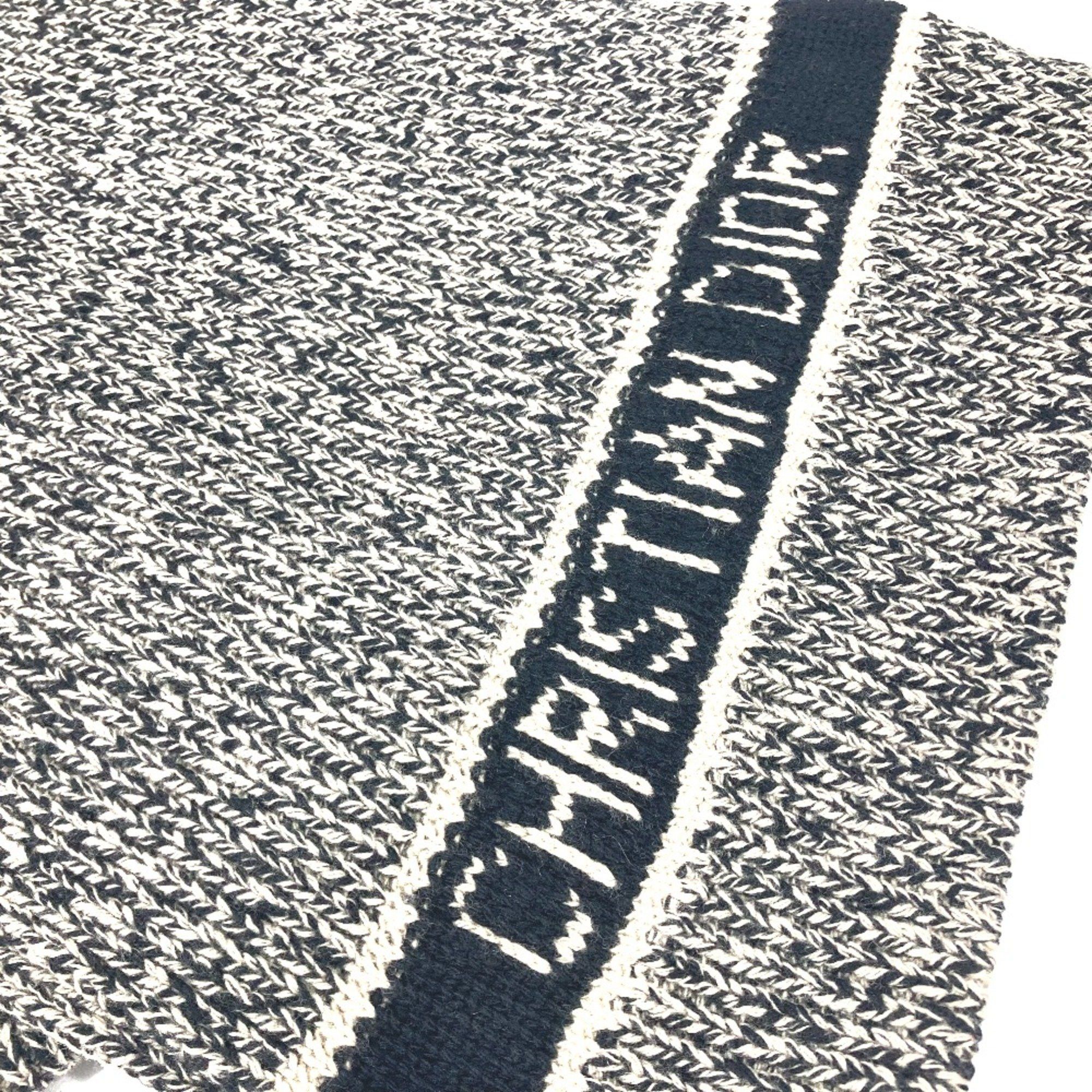 Dior CHRISTIAN DIOR 25DWI214S007 Scarf Black Beige Size ONE SIZE - 3 Thumbnail