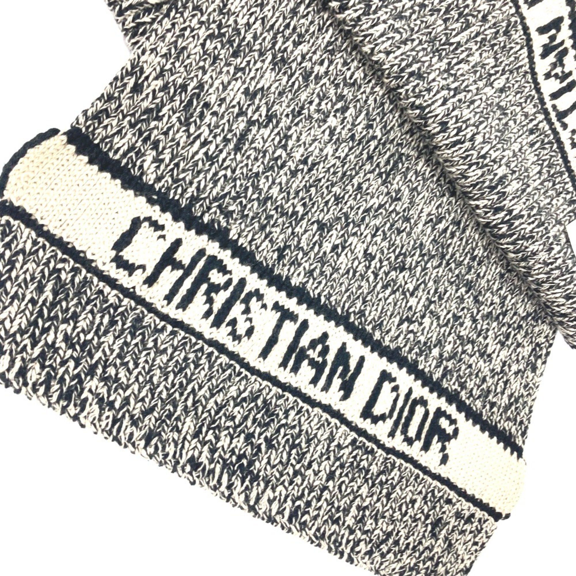 Dior CHRISTIAN DIOR 25DWI214S007 Scarf Black Beige Size ONE SIZE - 6 Thumbnail