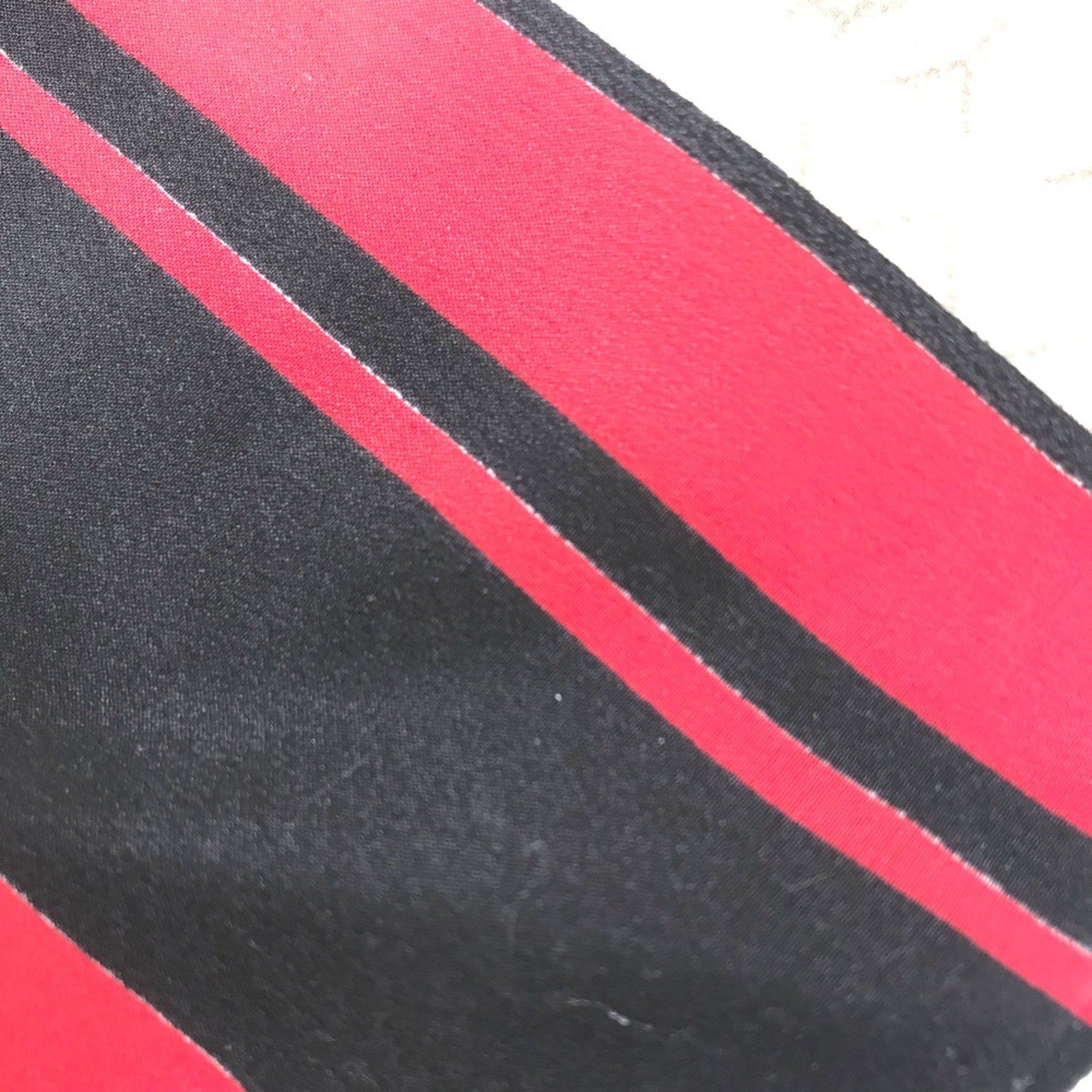 Dior CHRISTIAN DIOR Honeycomb handkerchief Scarf Beige x Red x Black Size ONE SIZE - 7 Thumbnail