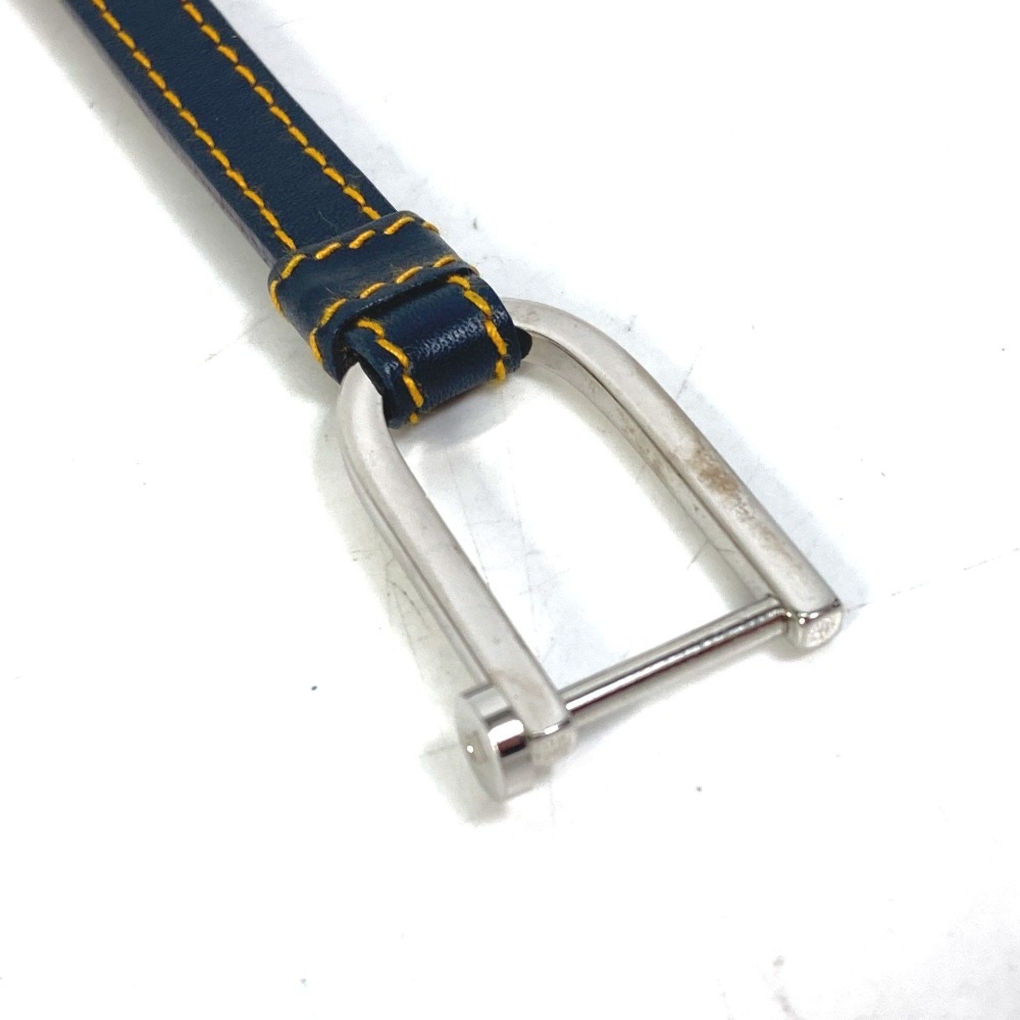 Dior CHRISTIAN DIOR Trotter Key Holder Bag Charm Key Ring charm Navy Size ONE SIZE - 4 Thumbnail