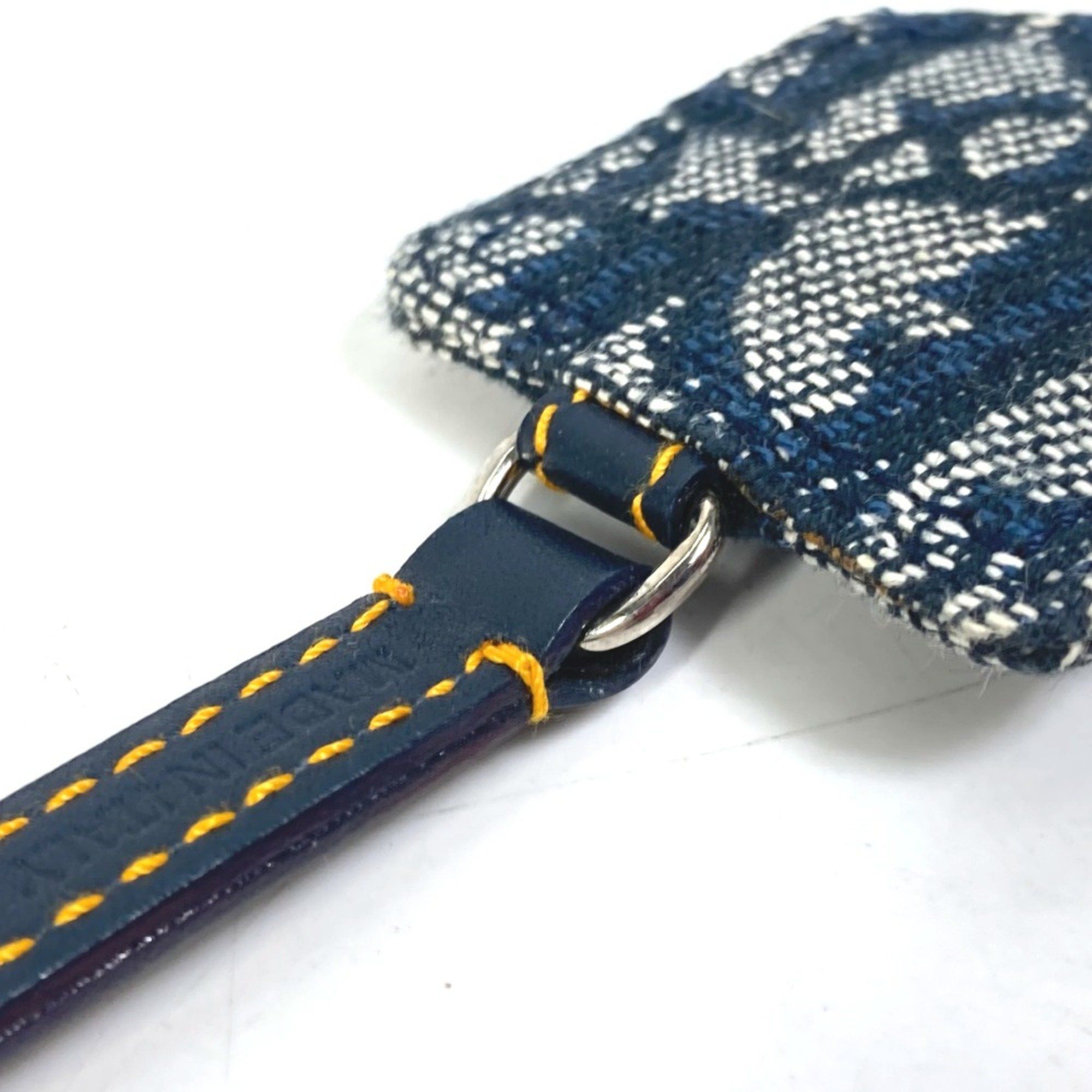 Dior CHRISTIAN DIOR Trotter Key Holder Bag Charm Key Ring charm Navy Size ONE SIZE - 6 Thumbnail
