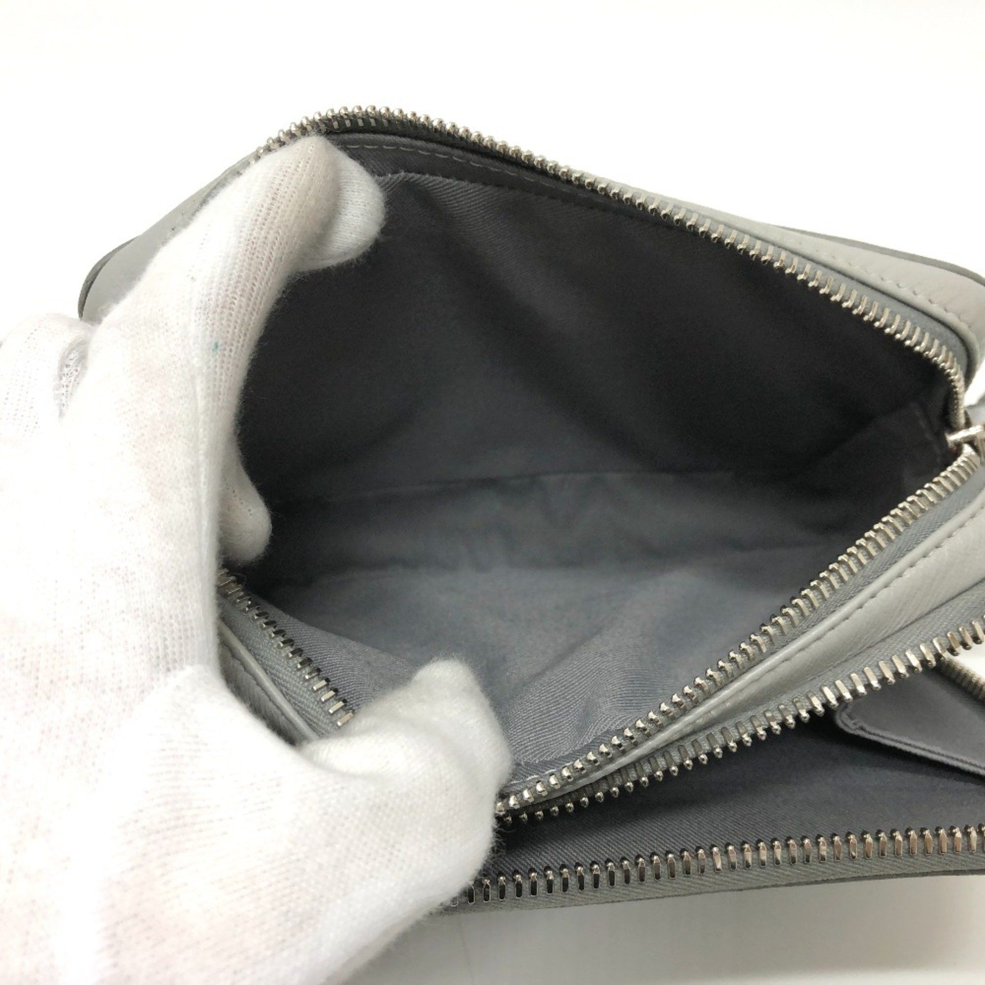 Dior CHRISTIAN DIOR 2ESBC119DCO Pochette bag shawl Crossbody Shoulder Bag gray SilverHardware Size ONE SIZE - 10 Thumbnail