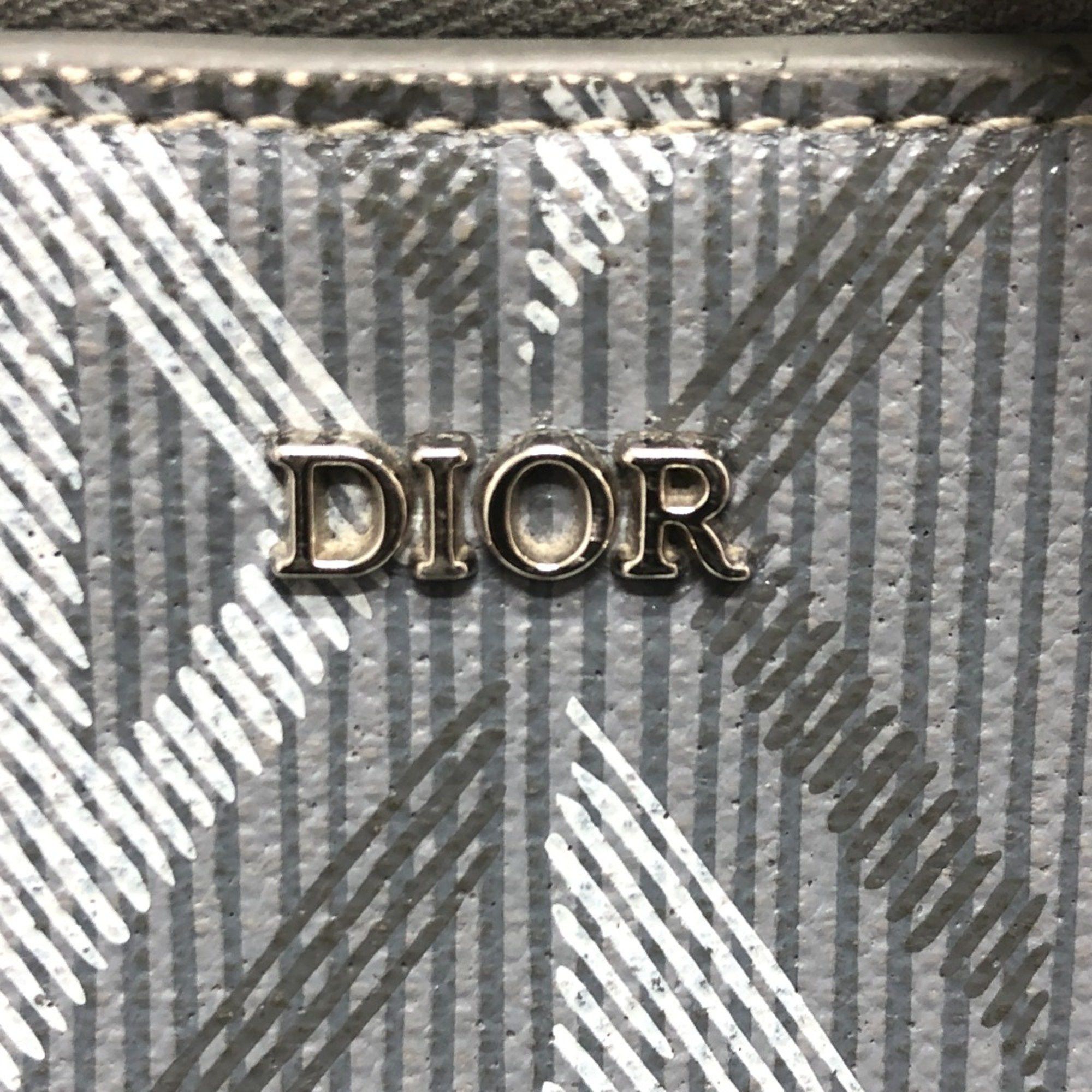 Dior CHRISTIAN DIOR 2ESBC119DCO Pochette bag shawl Crossbody Shoulder Bag gray SilverHardware Size ONE SIZE - 8 Thumbnail