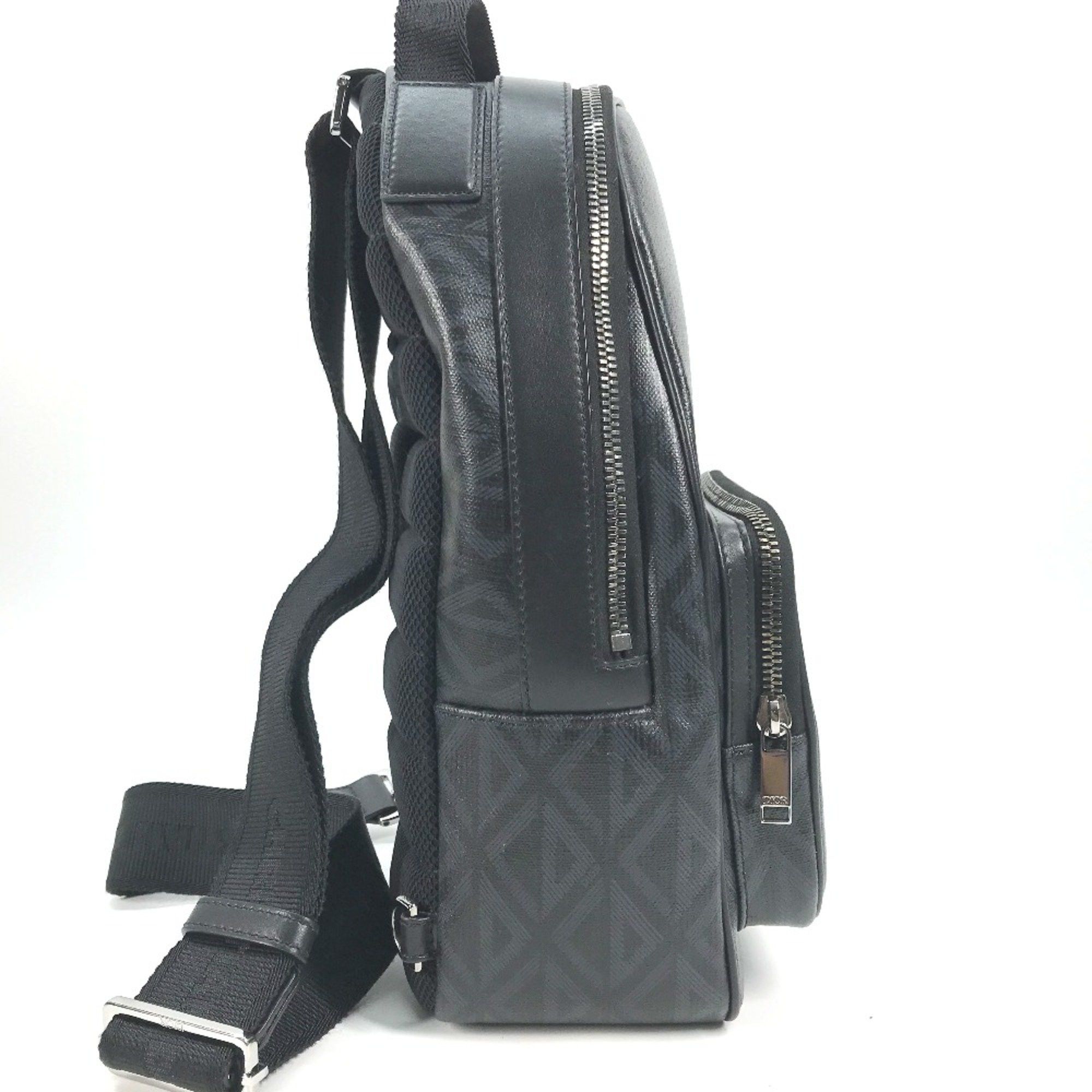 Dior CHRISTIAN DIOR 1ESBO038CDP_H43E CD Diamond Cross Shoulder Bag body bag Black Navy Based Size ONE SIZE - 3 Thumbnail