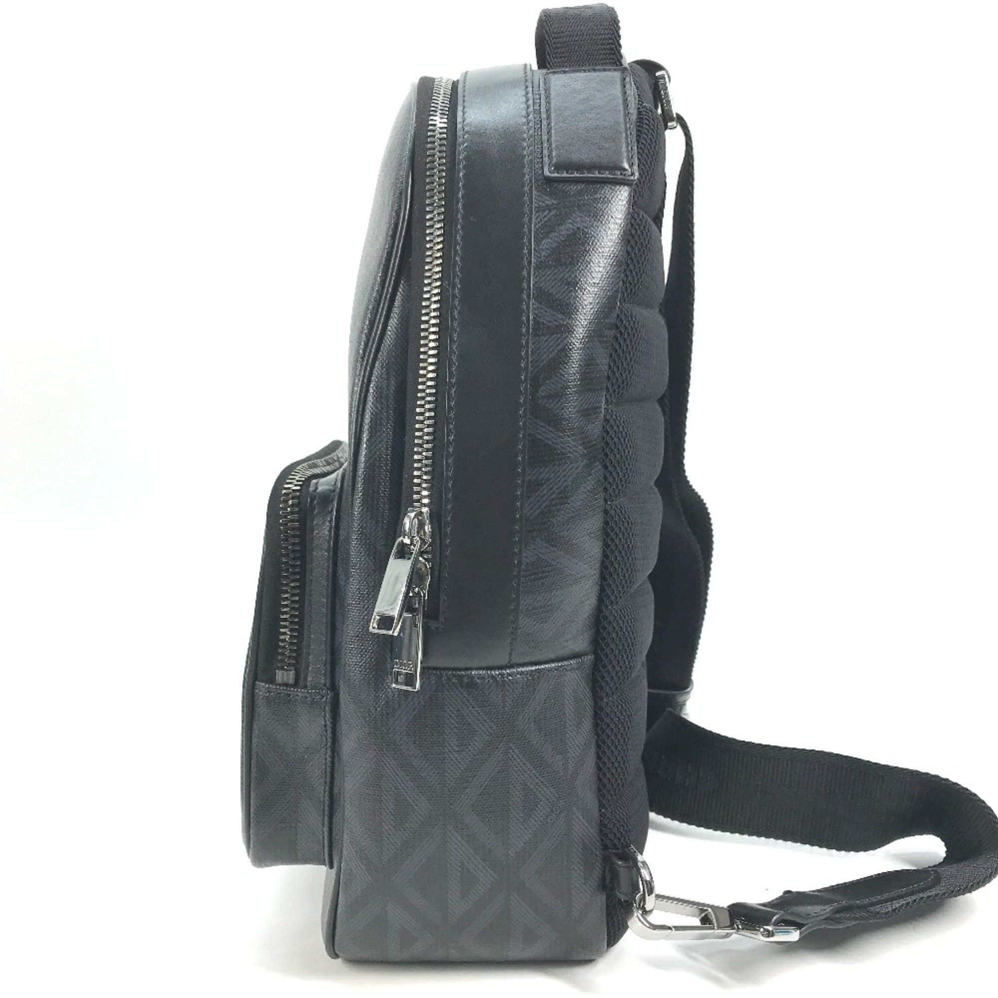 Dior CHRISTIAN DIOR 1ESBO038CDP_H43E CD Diamond Cross Shoulder Bag body bag Black Navy Based Size ONE SIZE - 4 Thumbnail