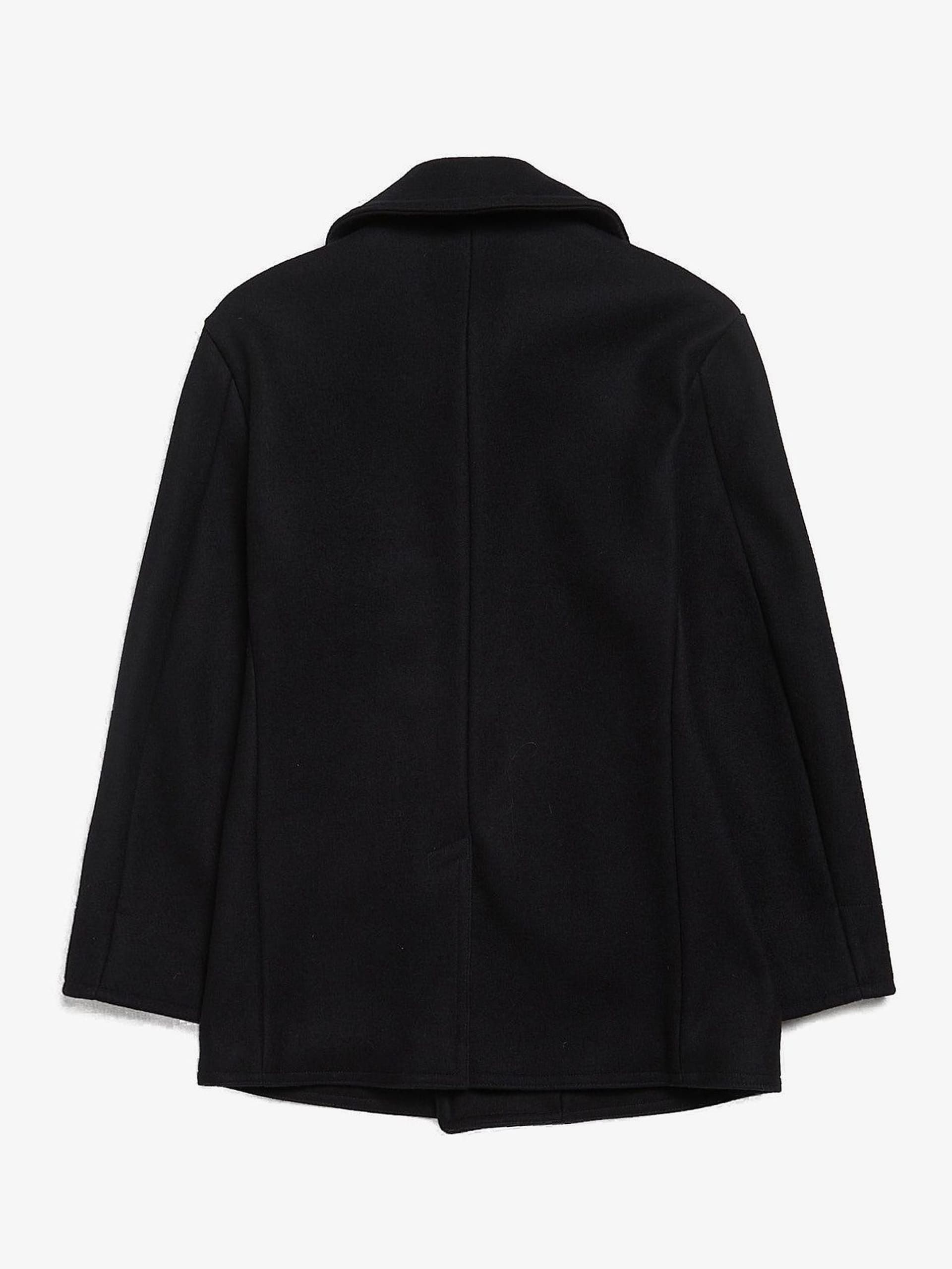 BLACK SIGN Navy Double Breasted Wool Coat Size US XS / EU 42 / 0 - 2 Thumbnail