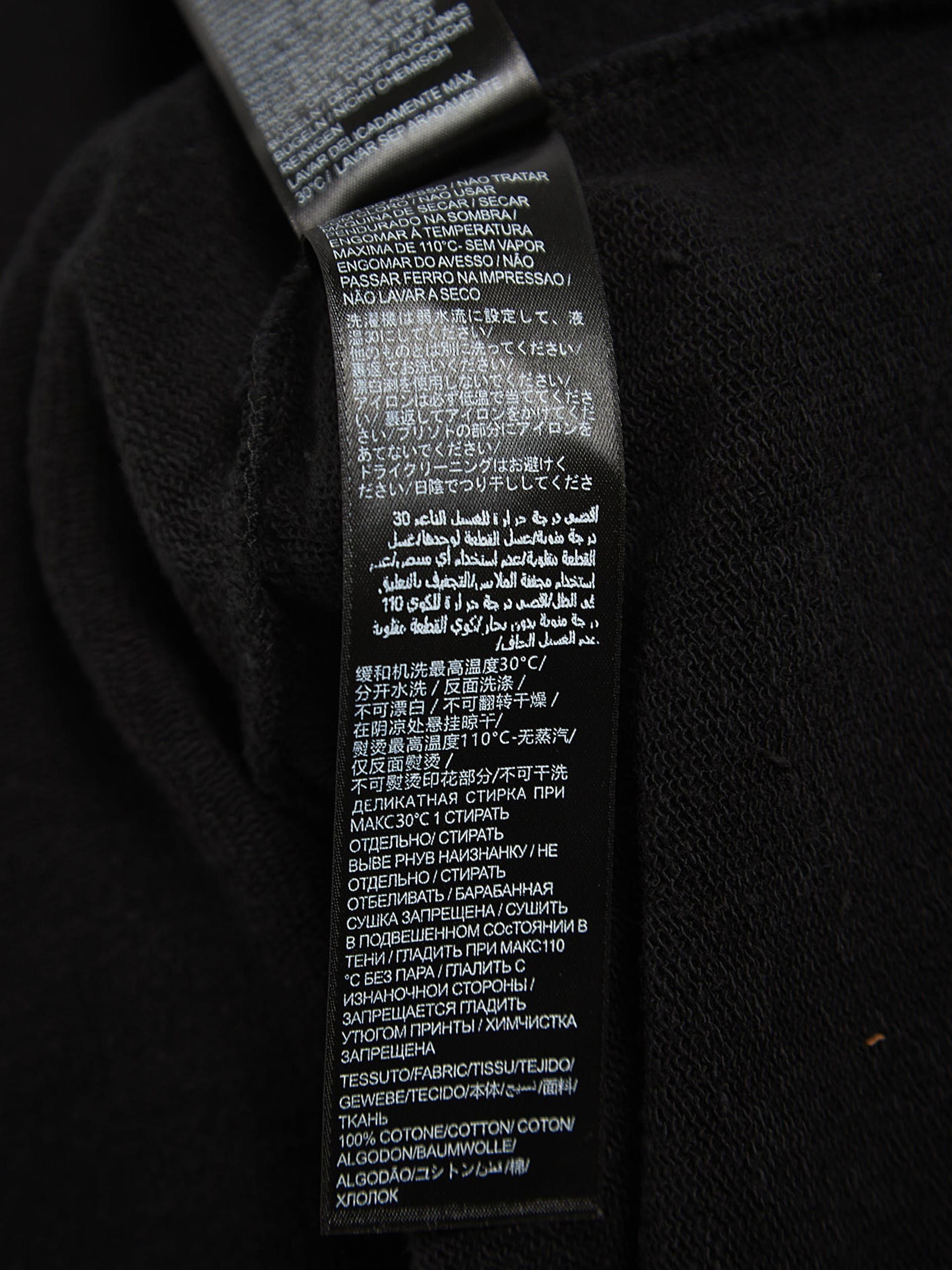 Balenciaga Black Double Logo Printed Cotton Sweatshirt Size US S / EU 44-46 / 1 - 5 Thumbnail