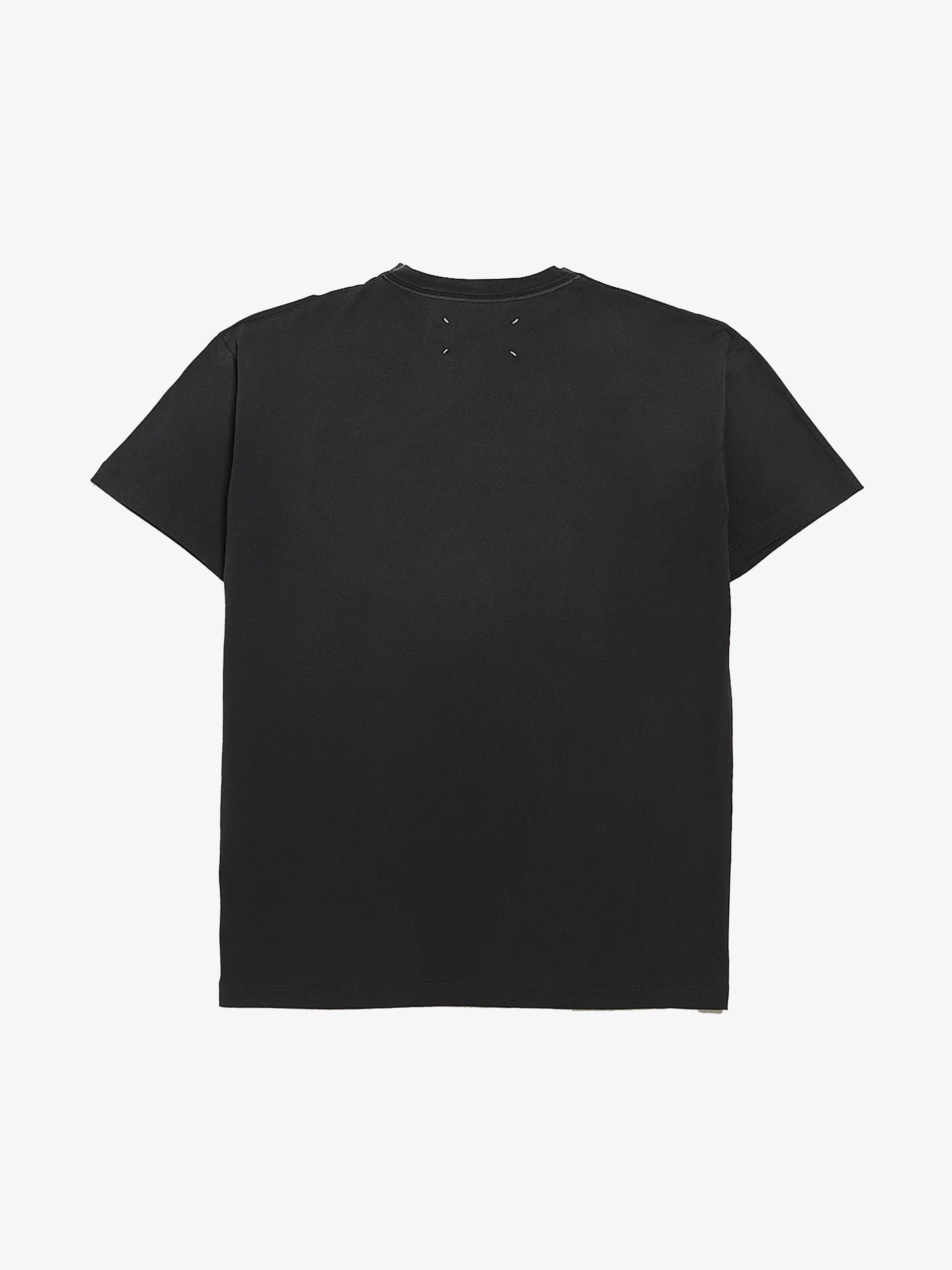 Maison Margiela Black Logo Embroidered and Printed T-shirt Size US L / EU 52-54 / 3 - 2 Thumbnail