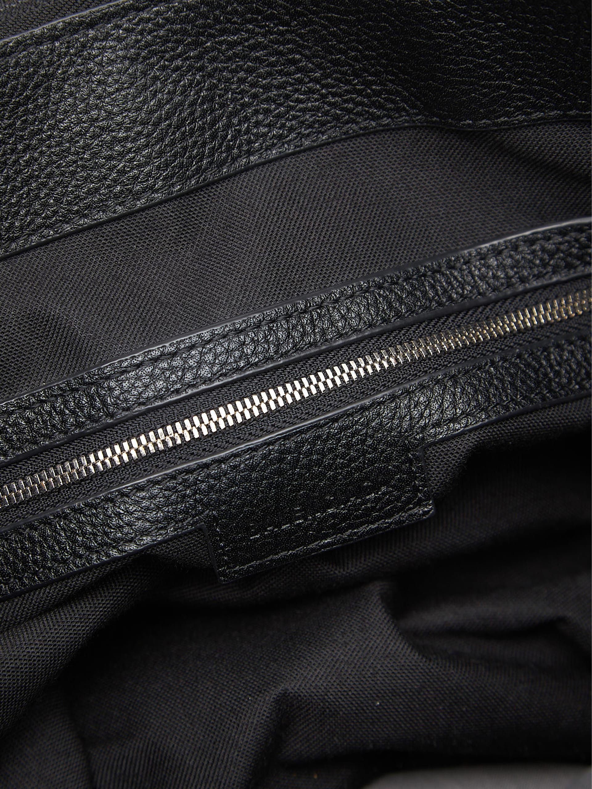 Balenciaga Black Medium Emo Bucket Leather Bag Size ONE SIZE - 6 Thumbnail
