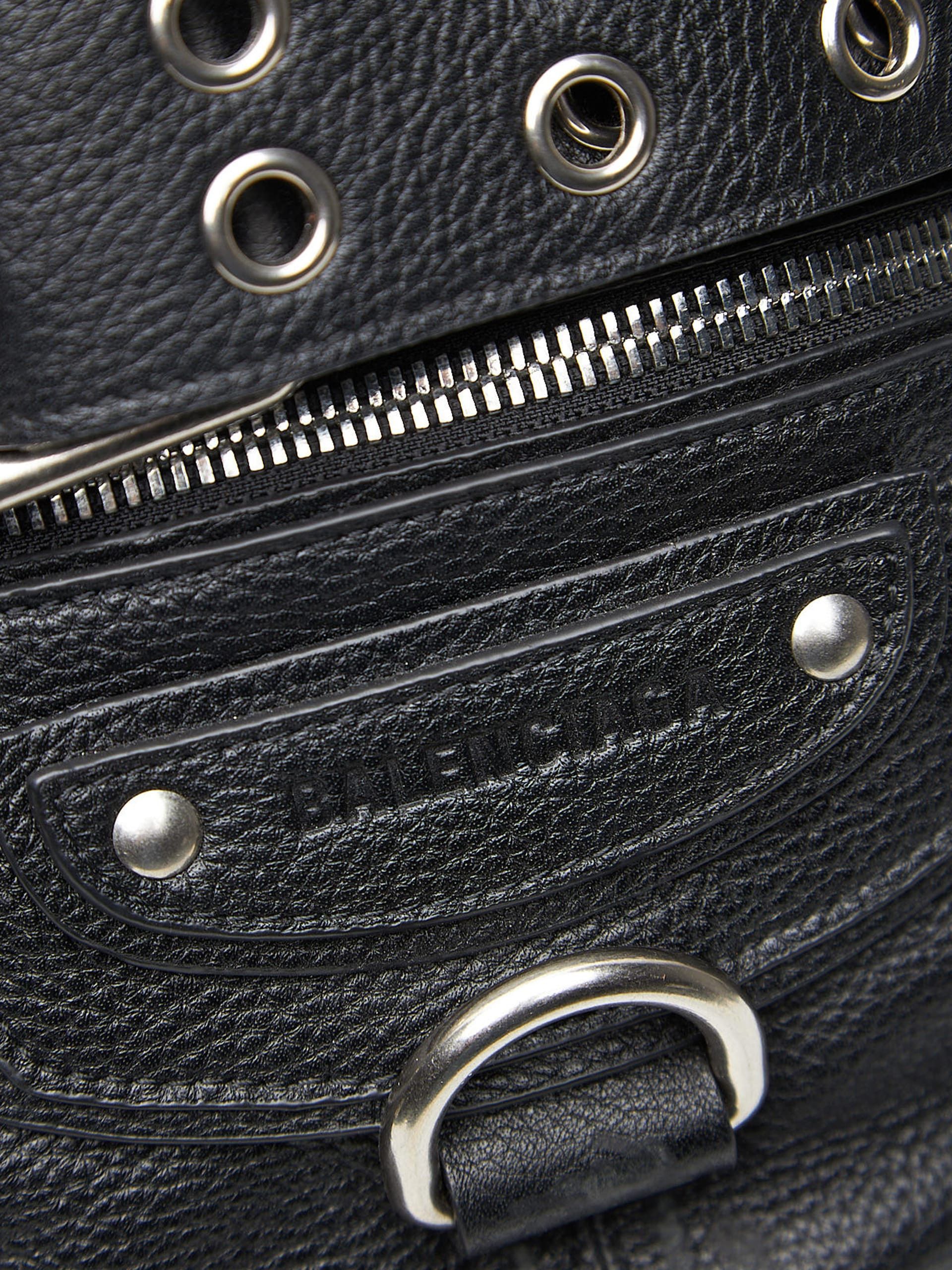 Balenciaga Black Medium Emo Bucket Leather Bag Size ONE SIZE - 4 Thumbnail