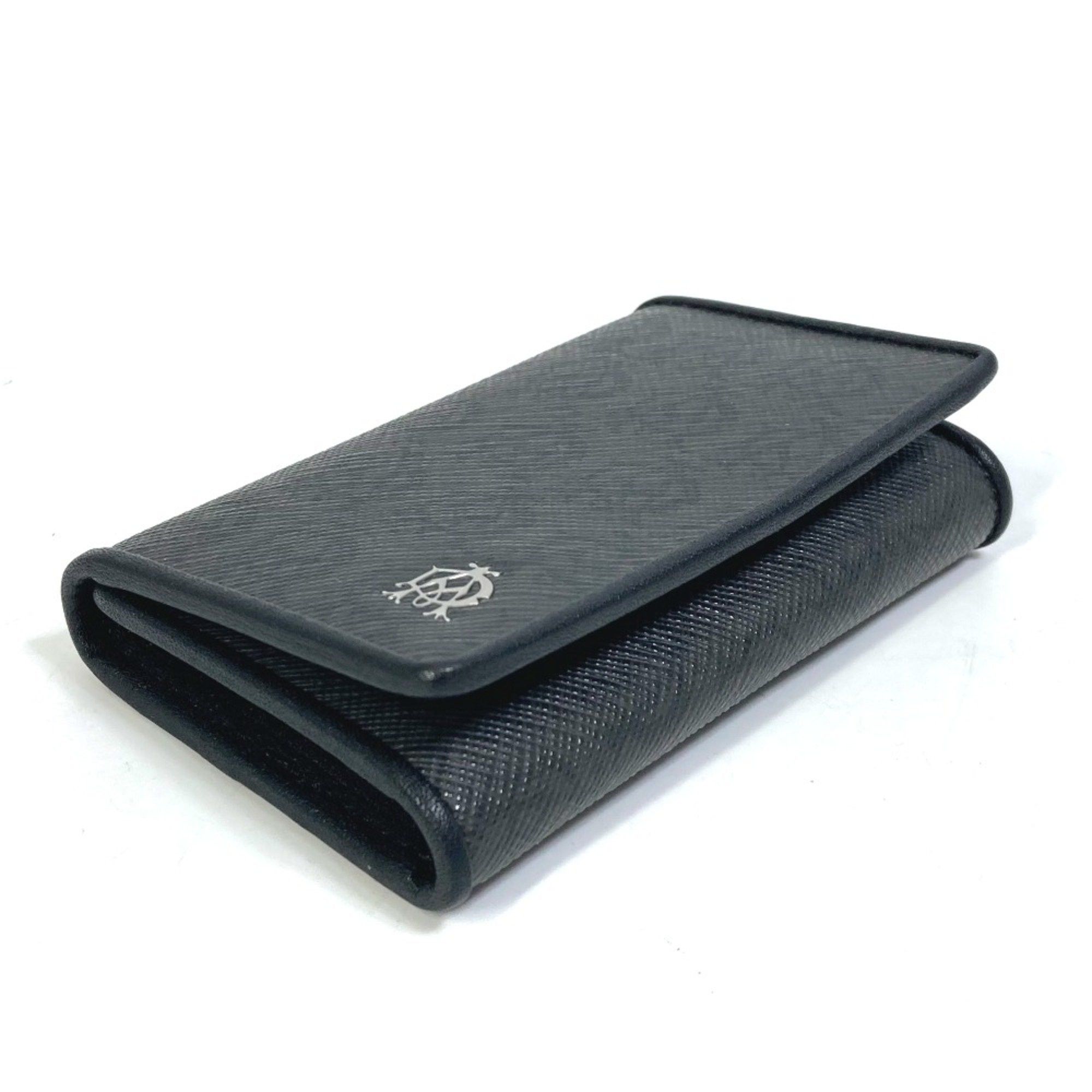 Alfred Dunhill Dunhill 6-Ring Trifold Key Case Black x Gray Based Size ONE SIZE - 3 Thumbnail