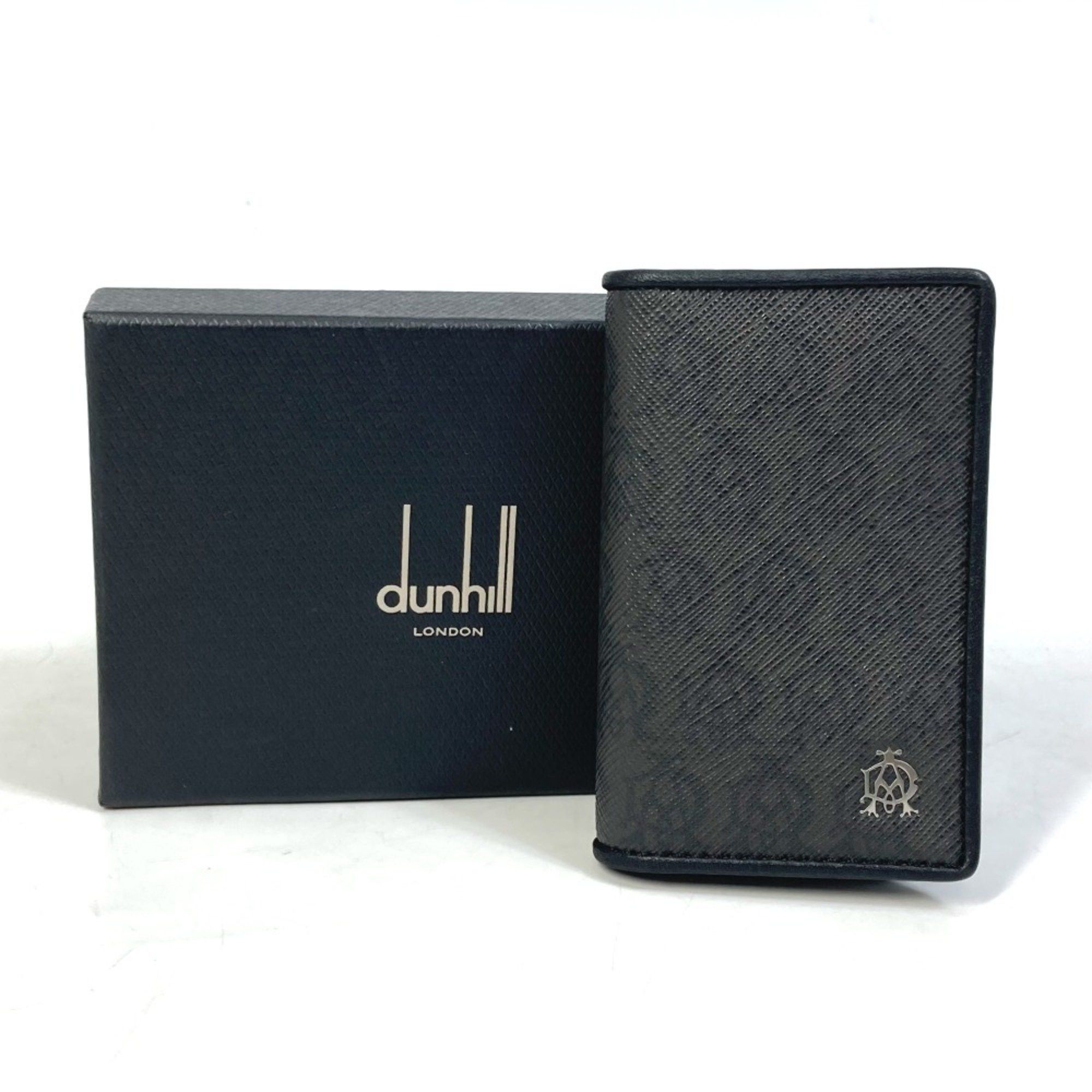 Alfred Dunhill Dunhill 6-Ring Trifold Key Case Black x Gray Based Size ONE SIZE - 15 Thumbnail