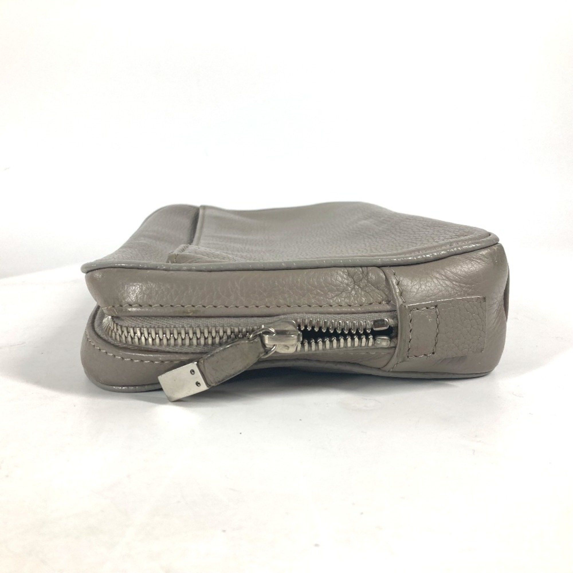 Dior CHRISTIAN DIOR Pouch With strap Cluch Bag gray Size ONE SIZE - 3 Thumbnail