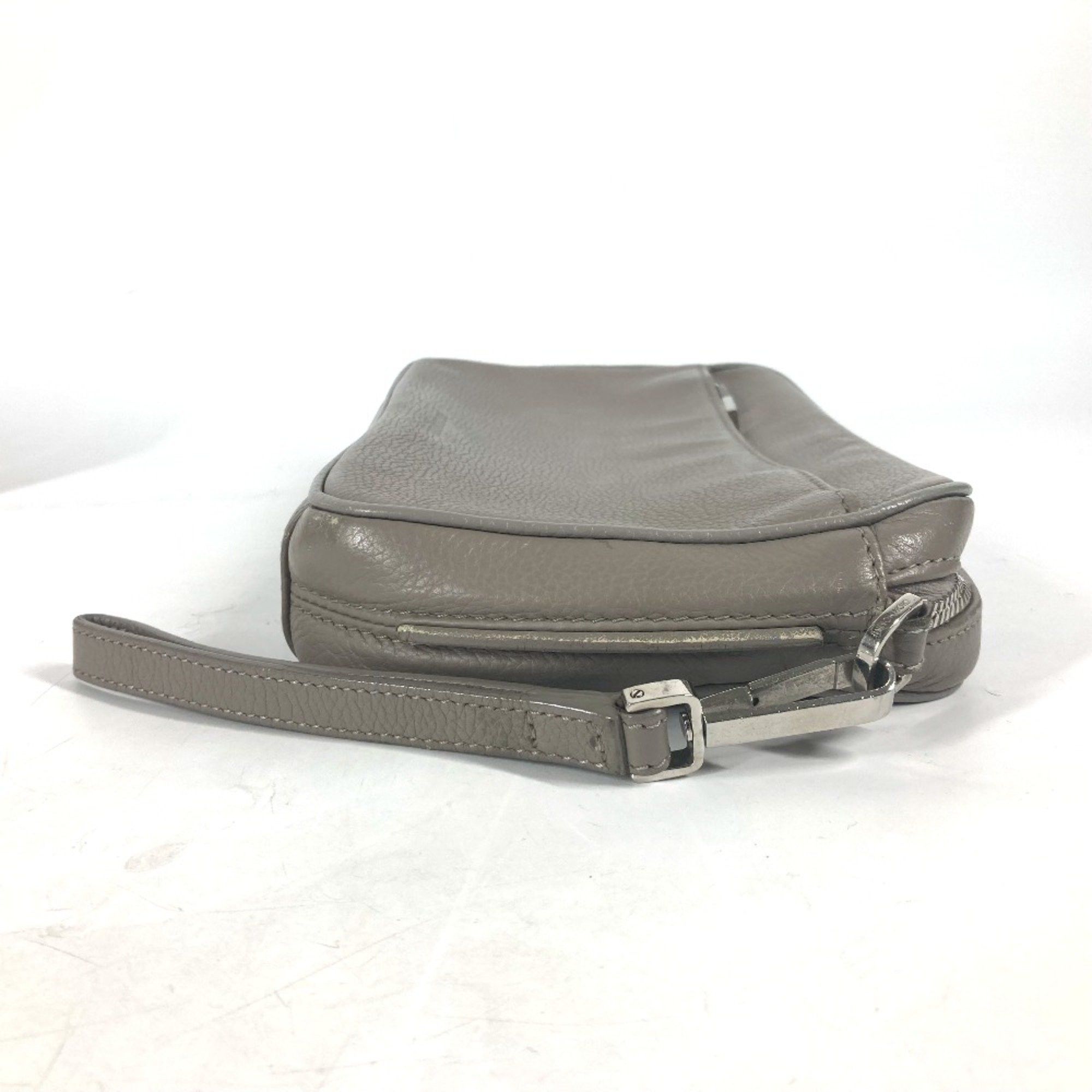 Dior CHRISTIAN DIOR Pouch With strap Cluch Bag gray Size ONE SIZE - 4 Thumbnail