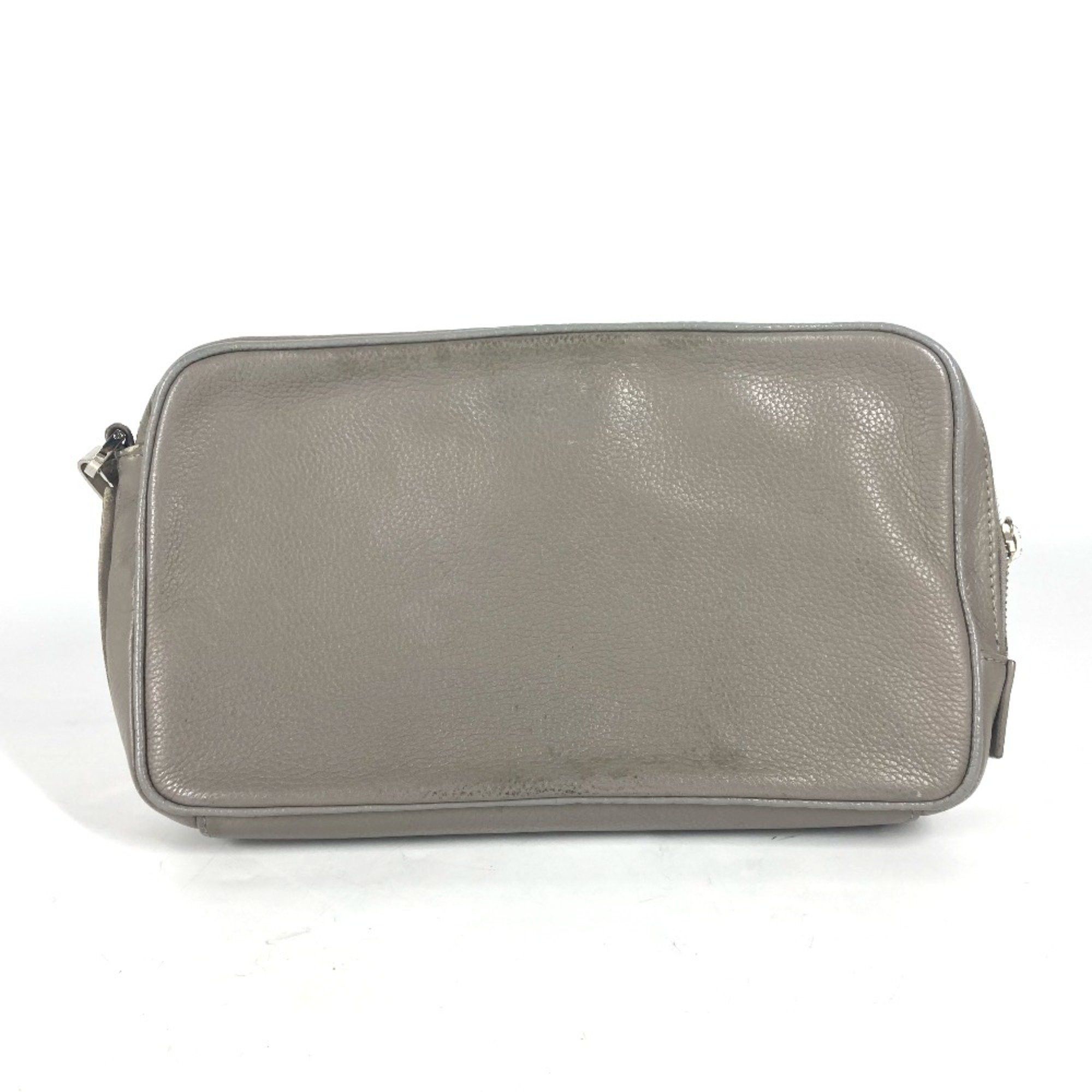 Dior CHRISTIAN DIOR Pouch With strap Cluch Bag gray Size ONE SIZE - 2 Thumbnail